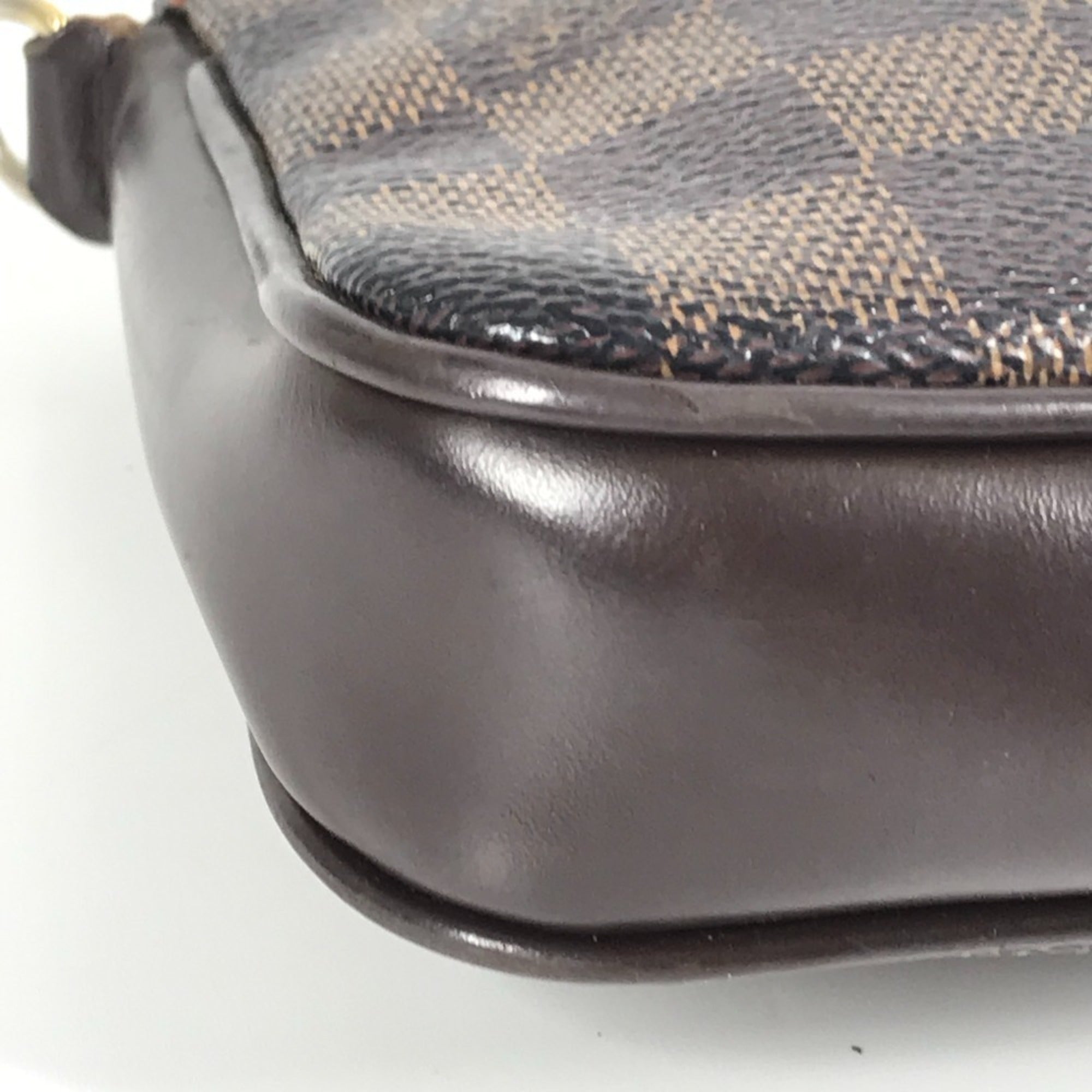 Louis Vuitton Brown Damier Canvas Ebene Damier Canvas Pochette Shoulder Bag (Pre-Owned)