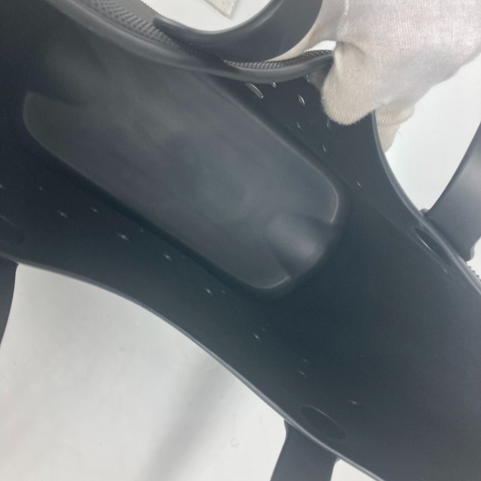 Balenciaga Black Rubber Shoulder Bag Tote Bag (Pre-Owned)