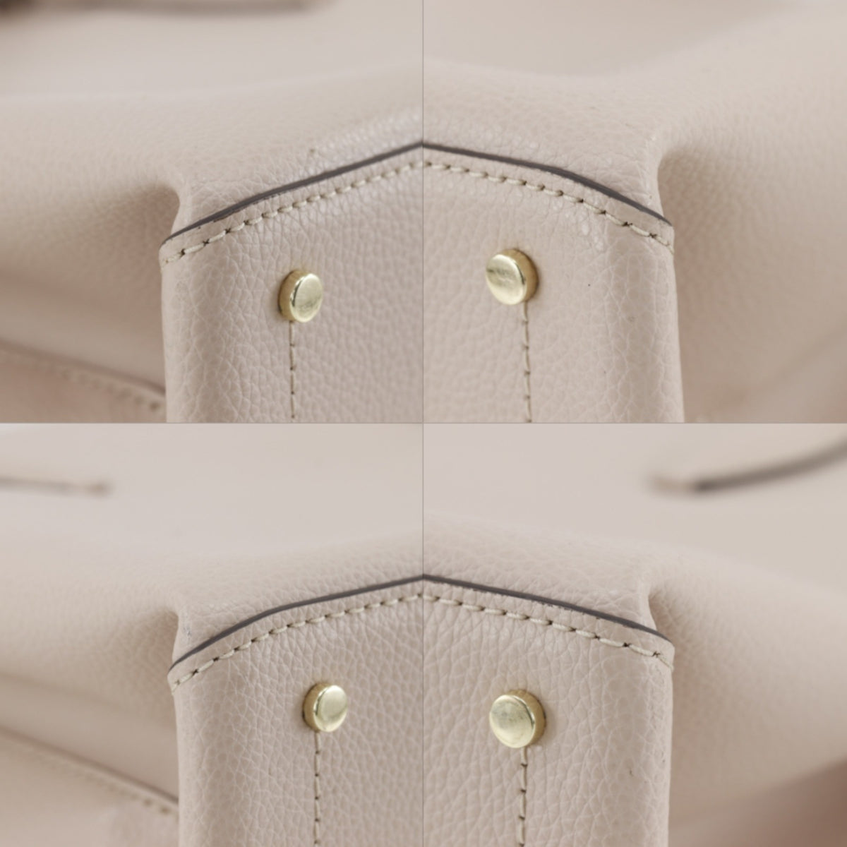 Kate Spade Beige Leather Tote Bag (Pre-Owned)
