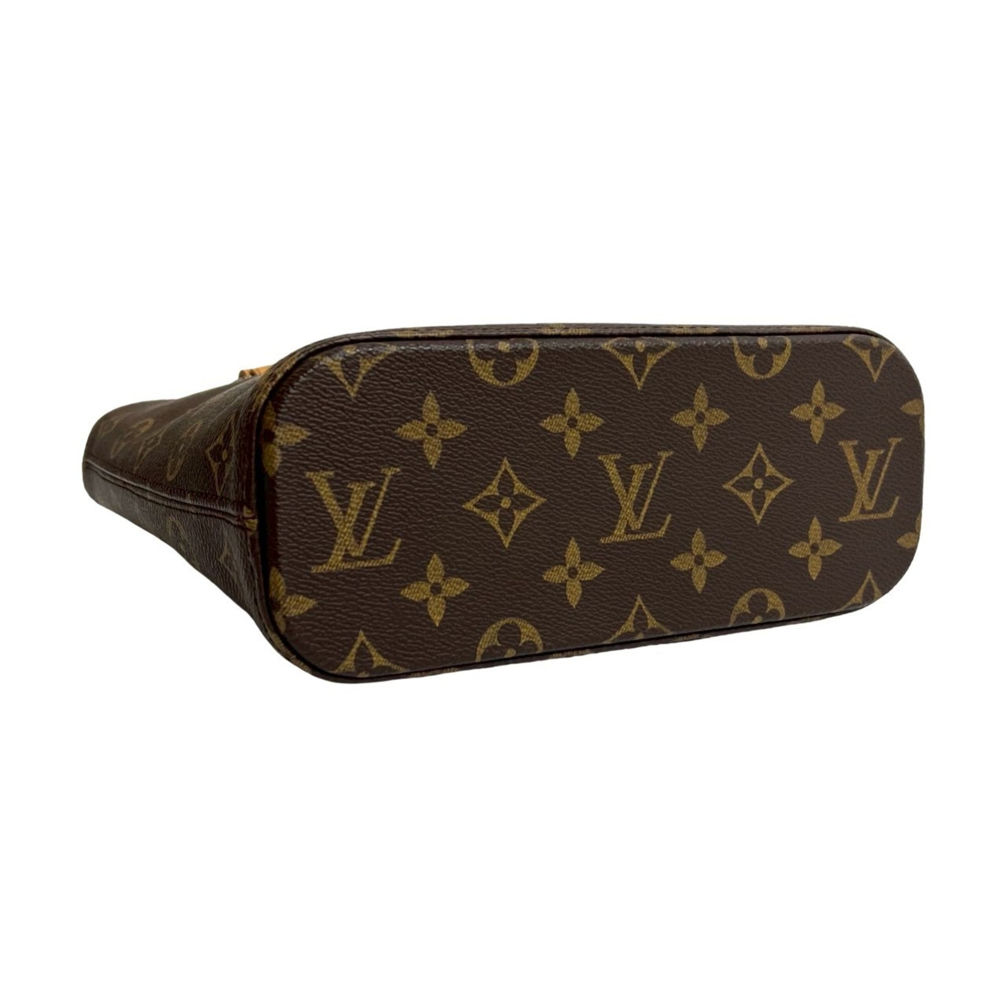 Louis Vuitton Brown Leather Pvc Handbag Tote Bag (Pre-Owned)