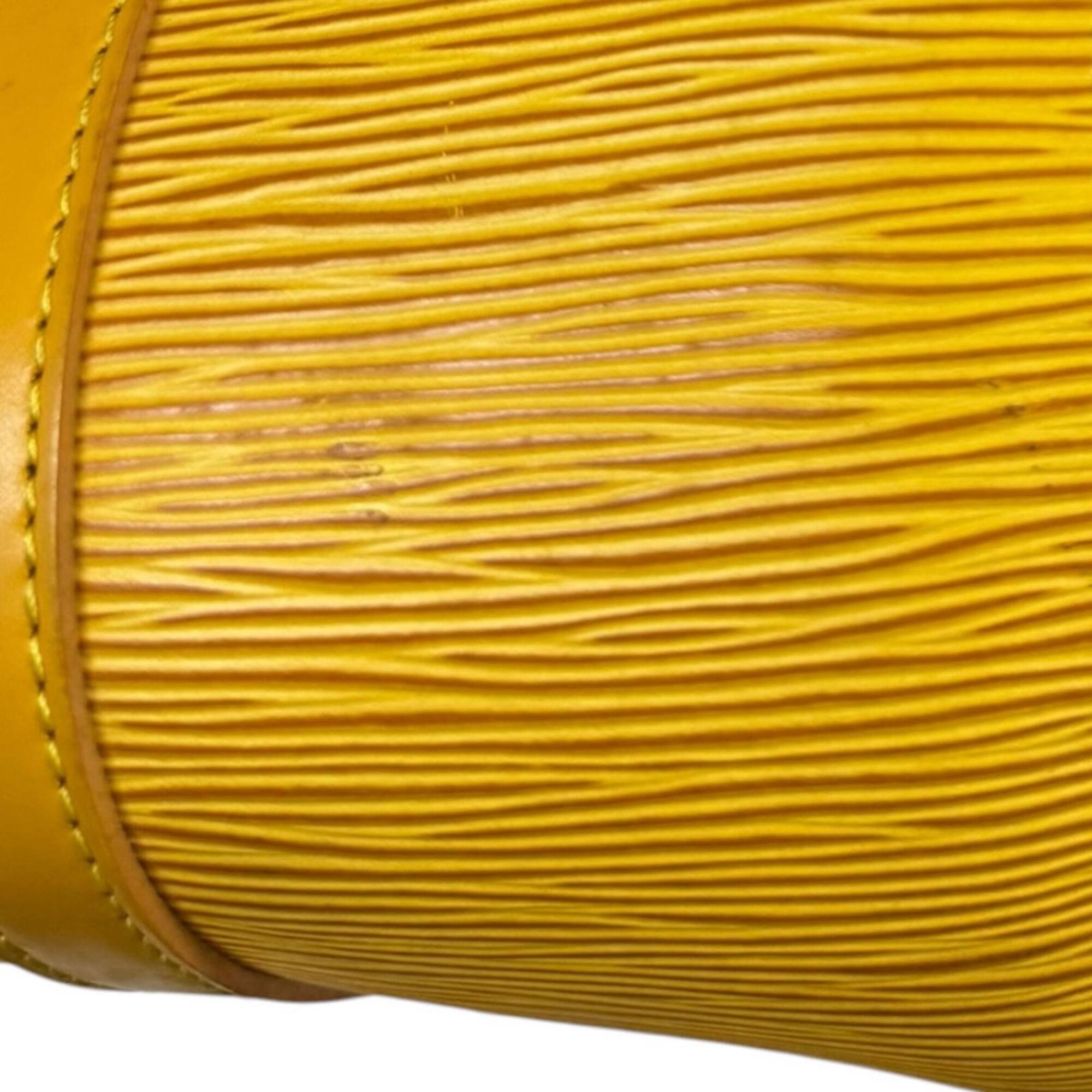 Louis Vuitton Yellow Epi Leather Handbag (Pre-Owned)