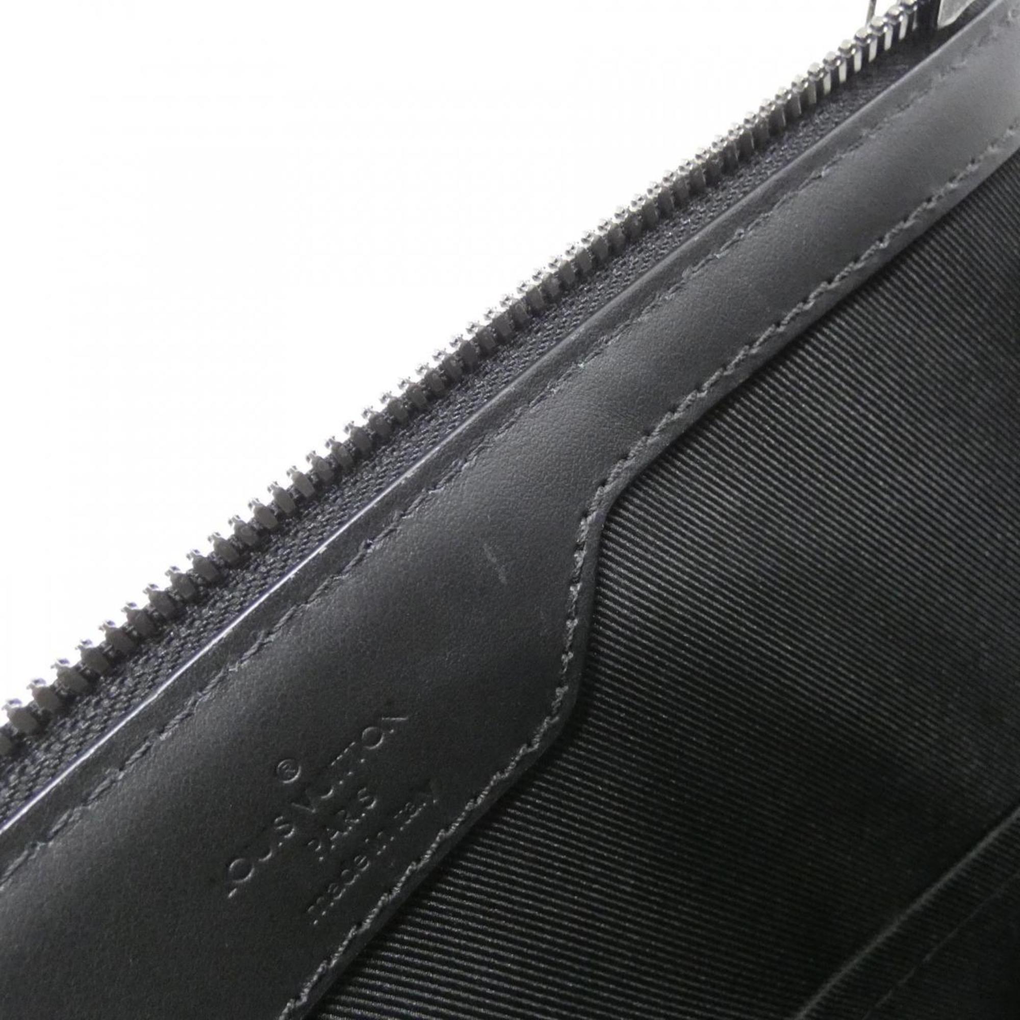 Louis Vuitton Black Coated Canvas Handbag (Pre-Owned)