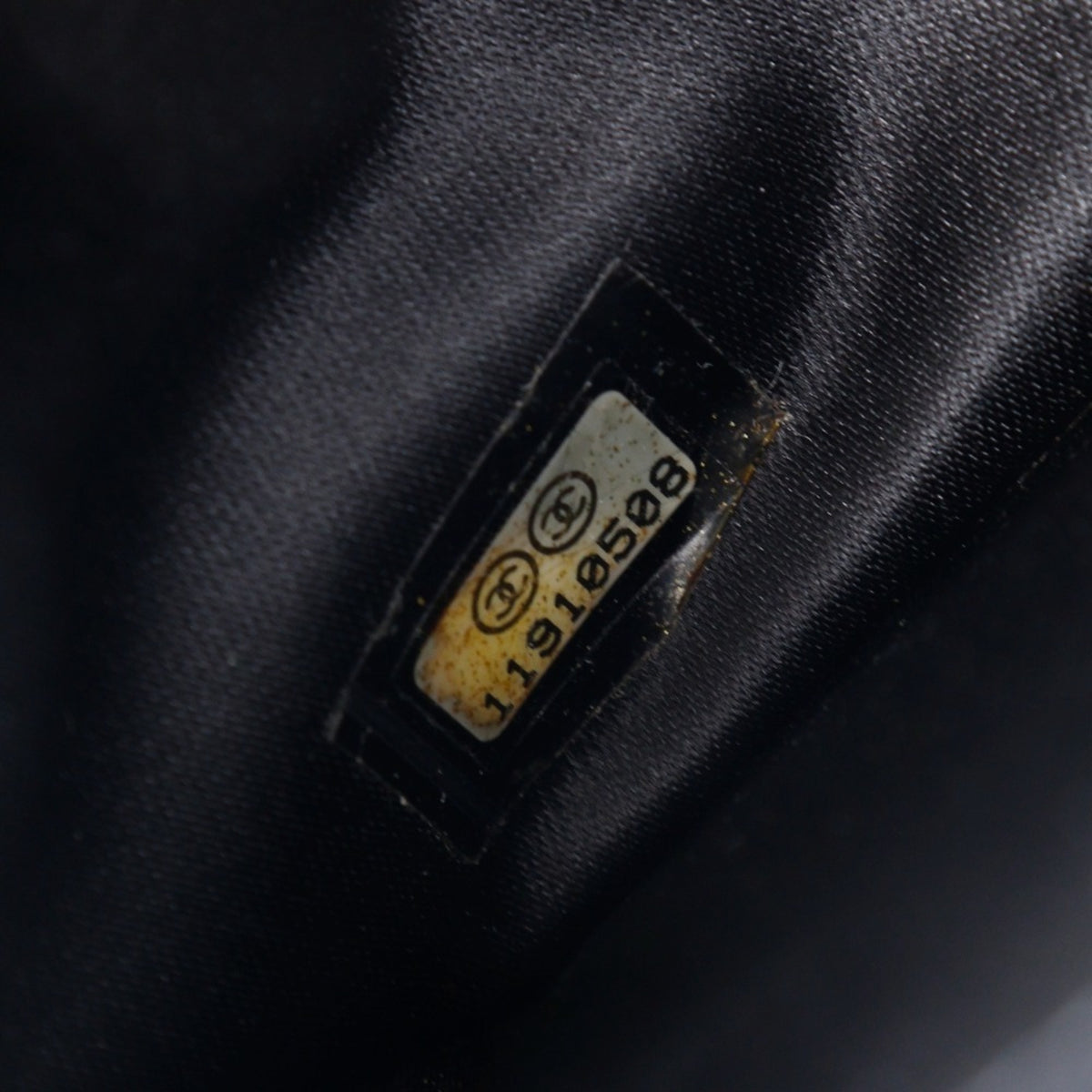 Chanel Black Patent Leather Wallet (Tri-Fold) (Pre-Owned)