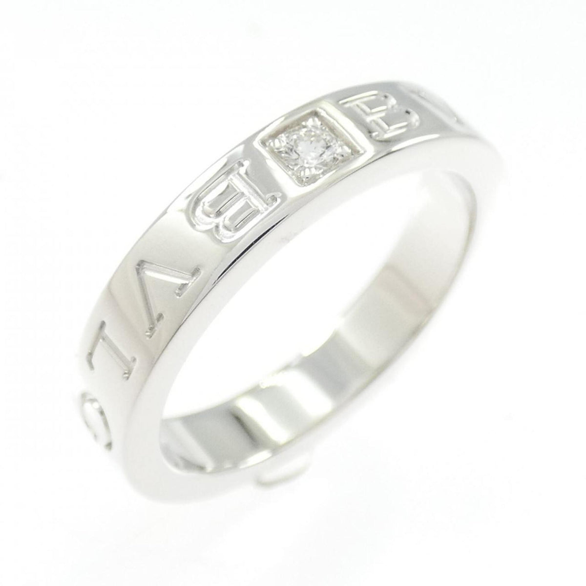 Bvlgari White Gold (18K) Band Ring (Pre-Owned)