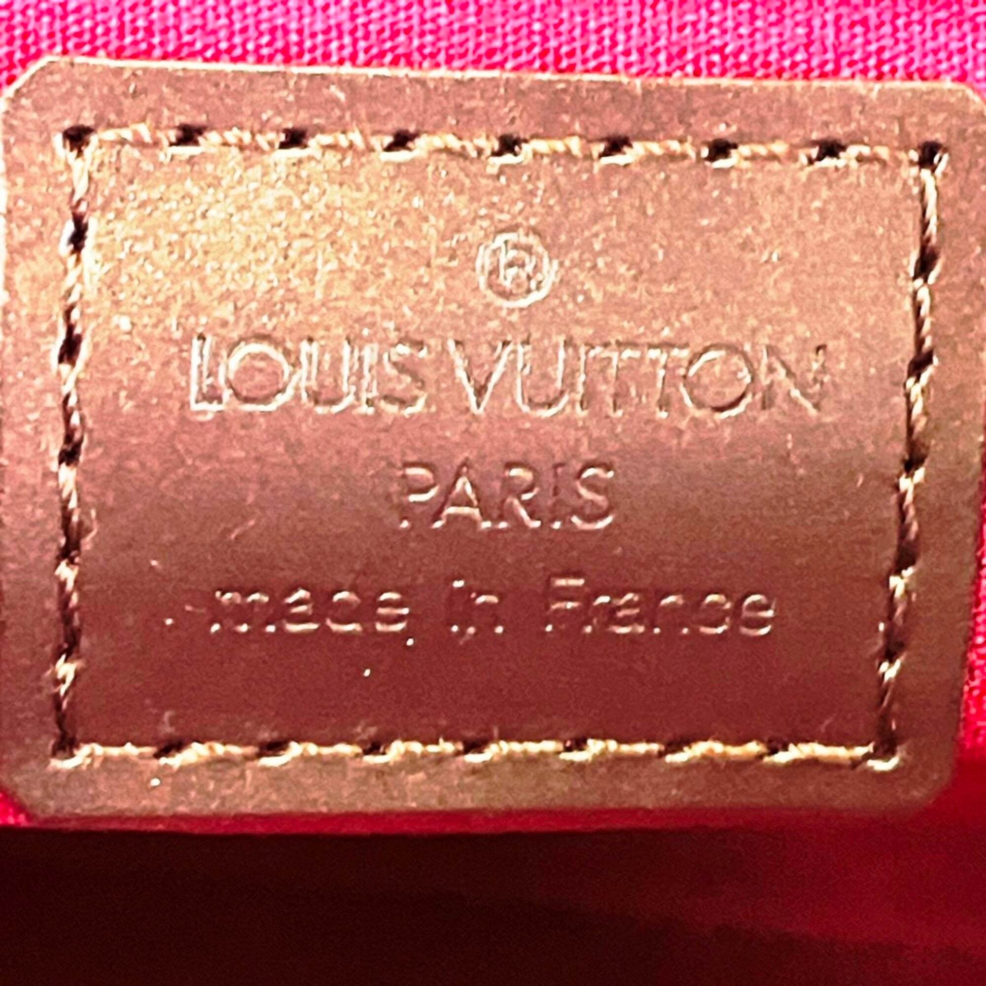 Louis Vuitton Monogram Mat Violet Leather Handbag (Pre-Owned)