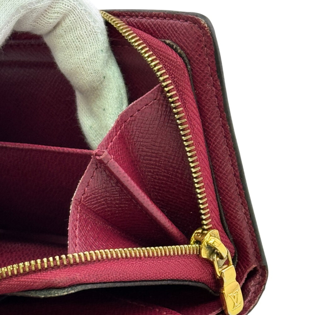 Louis Vuitton Brown Monogram Pink Monogram Wallet (Bi-Fold) (Pre-Owned)