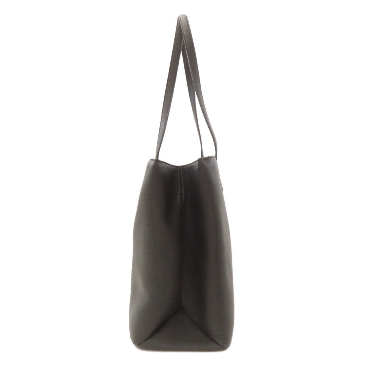 Versace Black Leather Tote Bag (Pre-Owned)