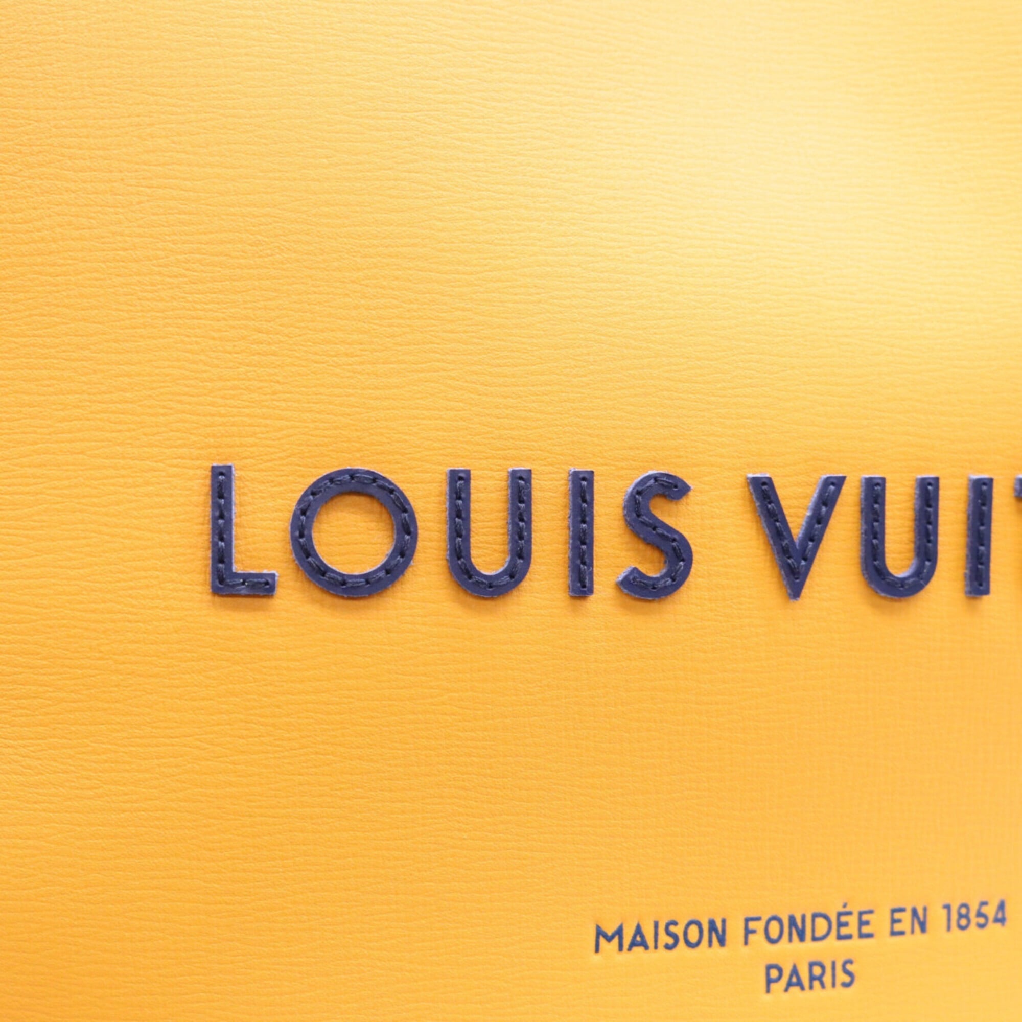 Louis Vuitton Blue Orange Leather Shoulder Bag (Pre-Owned)