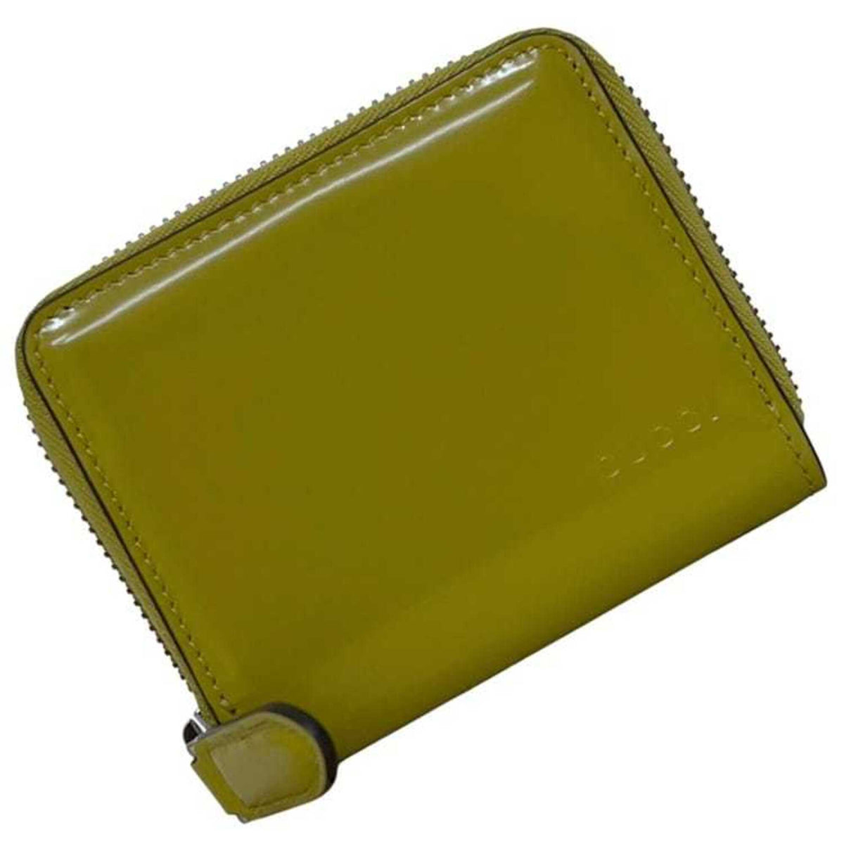 Gucci Green Khaki Leather Coin Purse/Coin Case (Pre-Owned)