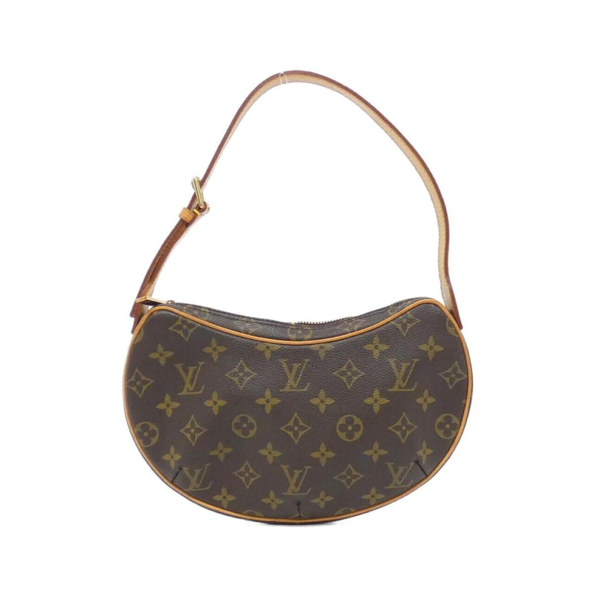 Louis Vuitton Brown Coated Canvas Pochette Shoulder Bag (Pre-Owned)