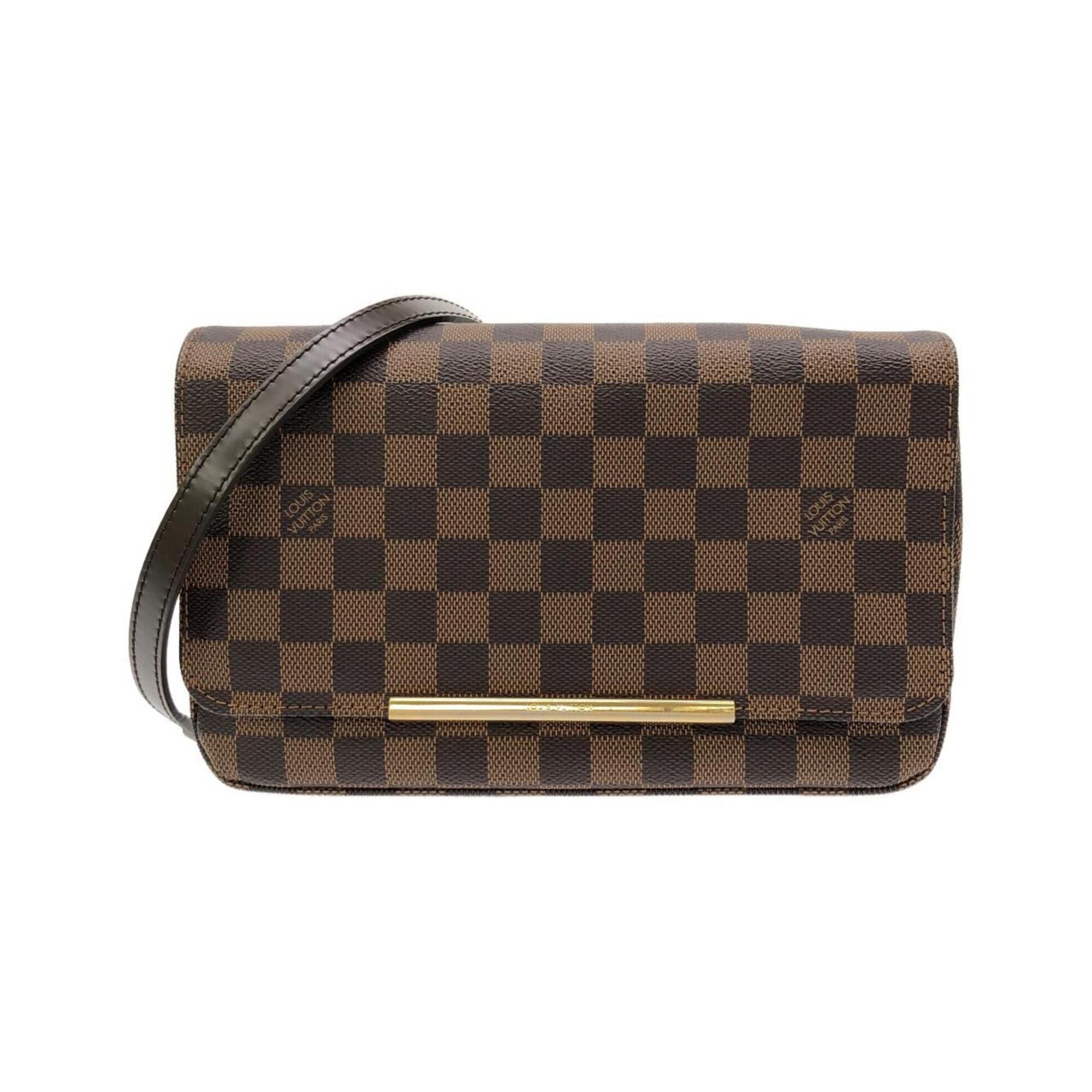 Louis Vuitton Ebene Coated Canvas Shoulder Bag (Pre-Owned)