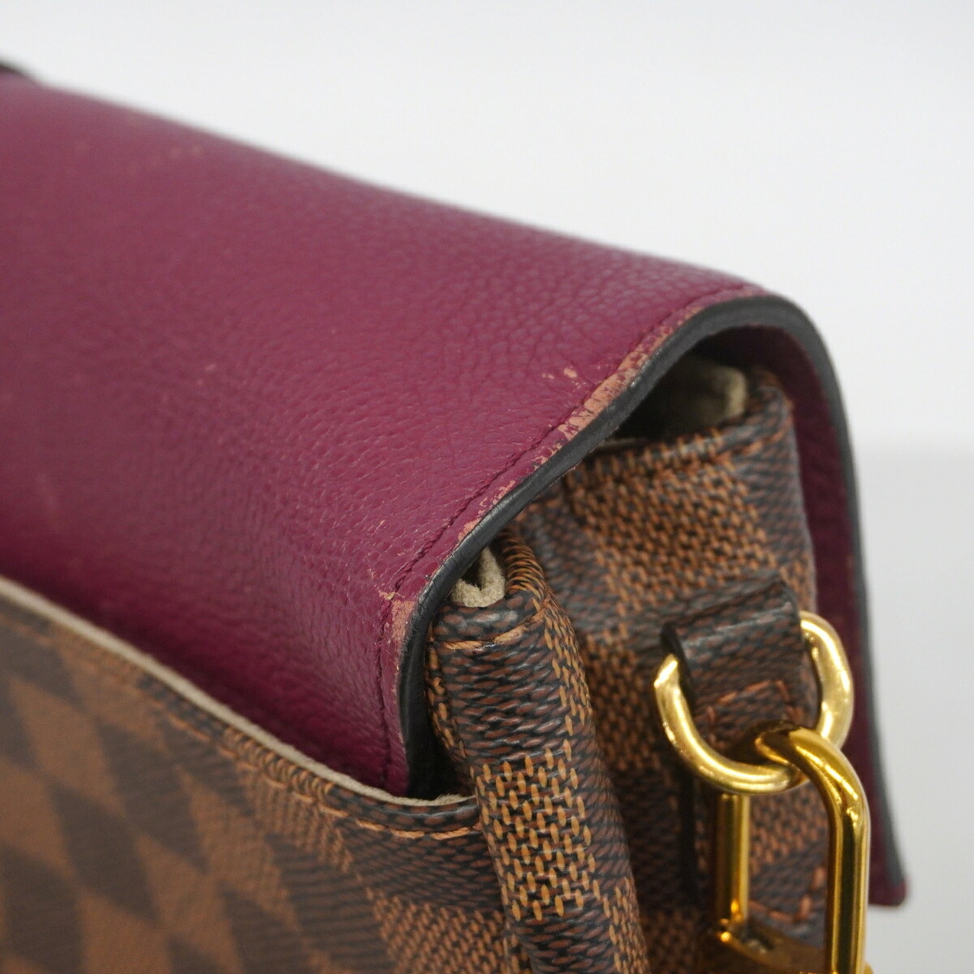 Louis Vuitton Ebene Raisin Shoulder Bag (Pre-Owned)