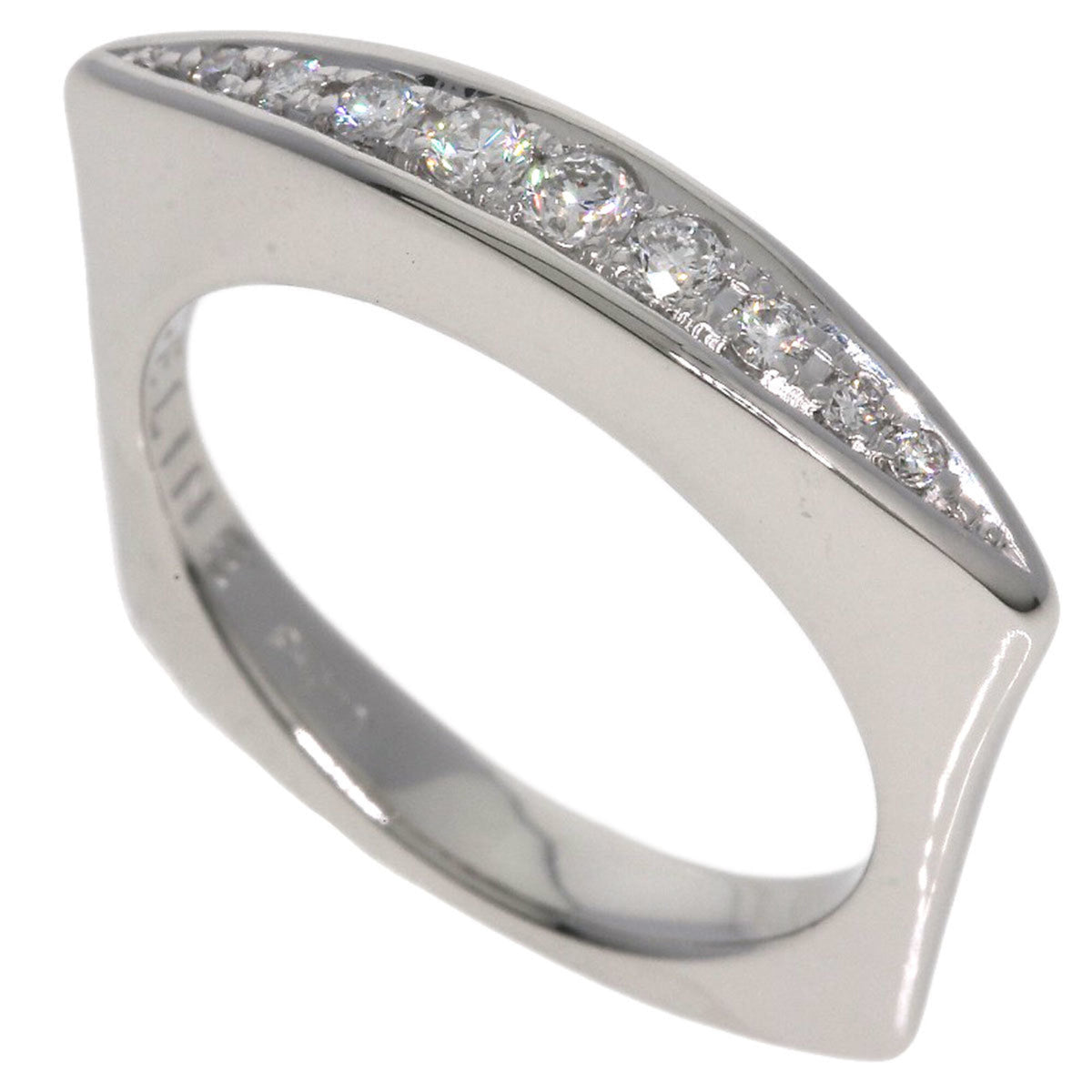 Celine Platinum 900 Band Ring (Pre-Owned)