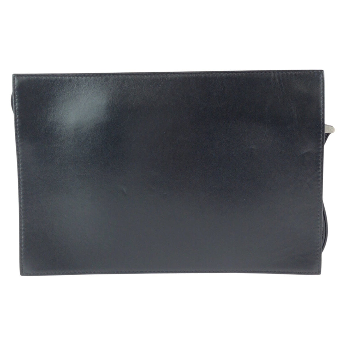 Dunhill Black Leather Clutch Bag (Pre-Owned)