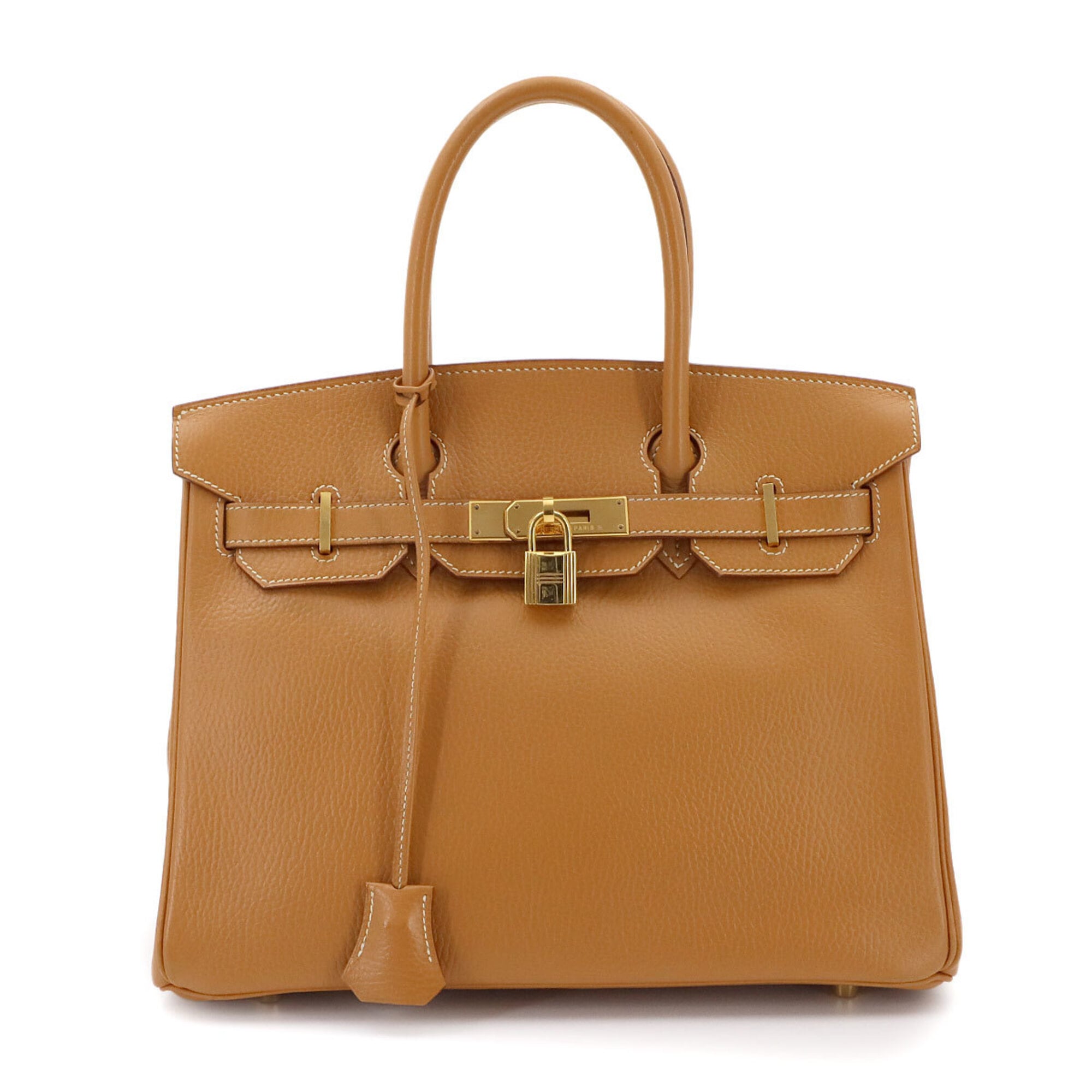 Hermes Natural Ardennes Leather Handbag (Pre-Owned)