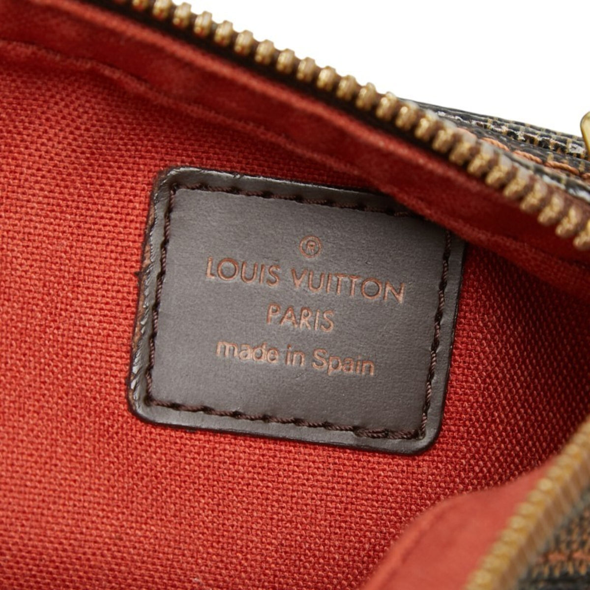 Louis Vuitton Damier Brown Pvc Leather Sling Bag (Pre-Owned)