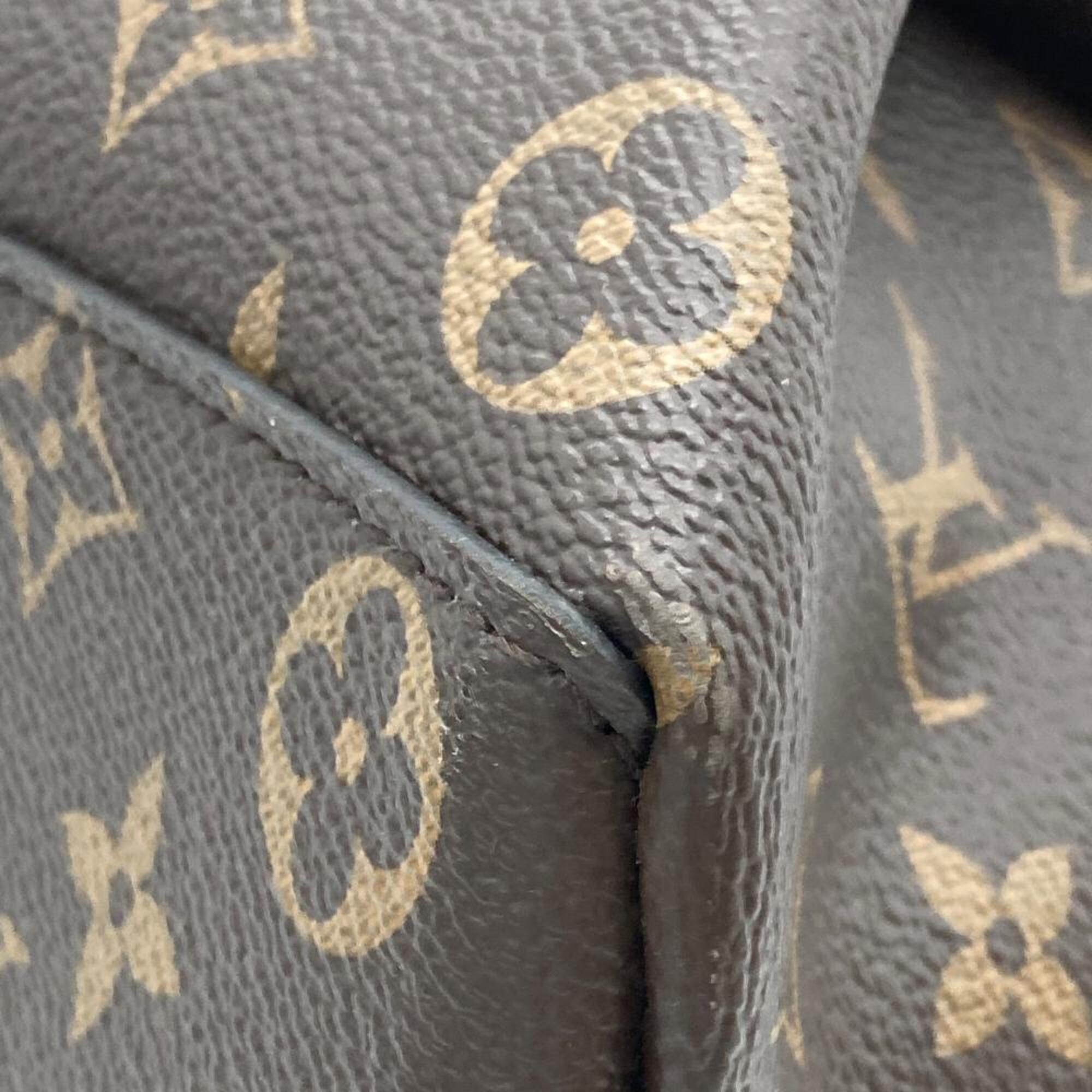 Louis Vuitton Brown Monogram Canvas Handbag (Pre-Owned)