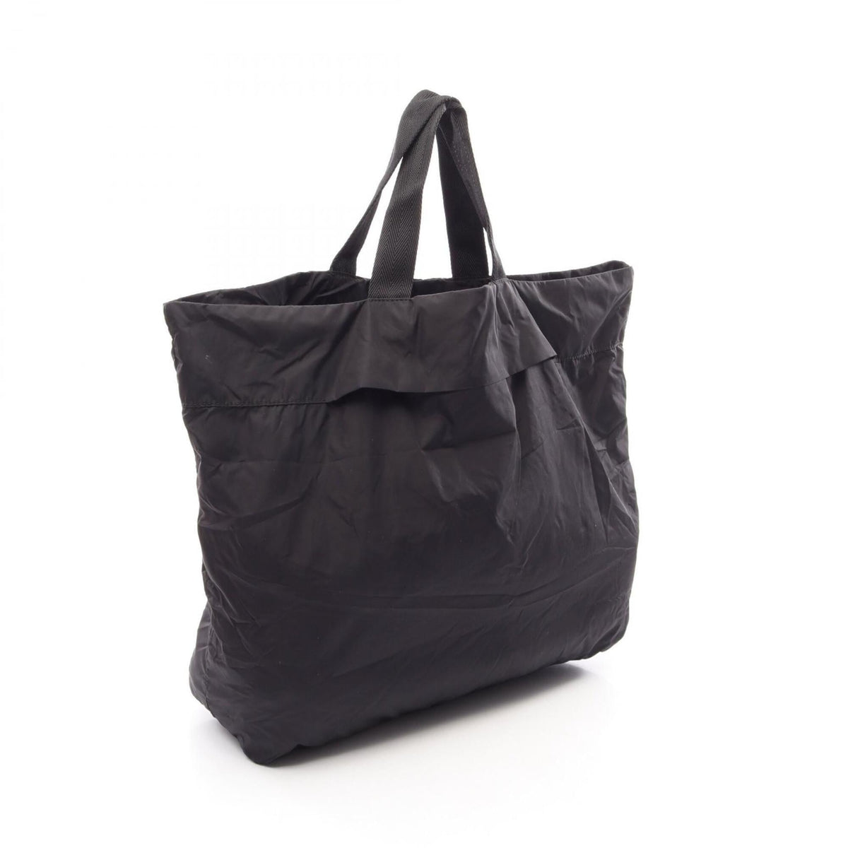 Prada Black Nylon Handbag Shopping Bag Tote Bag (Pre-Owned)