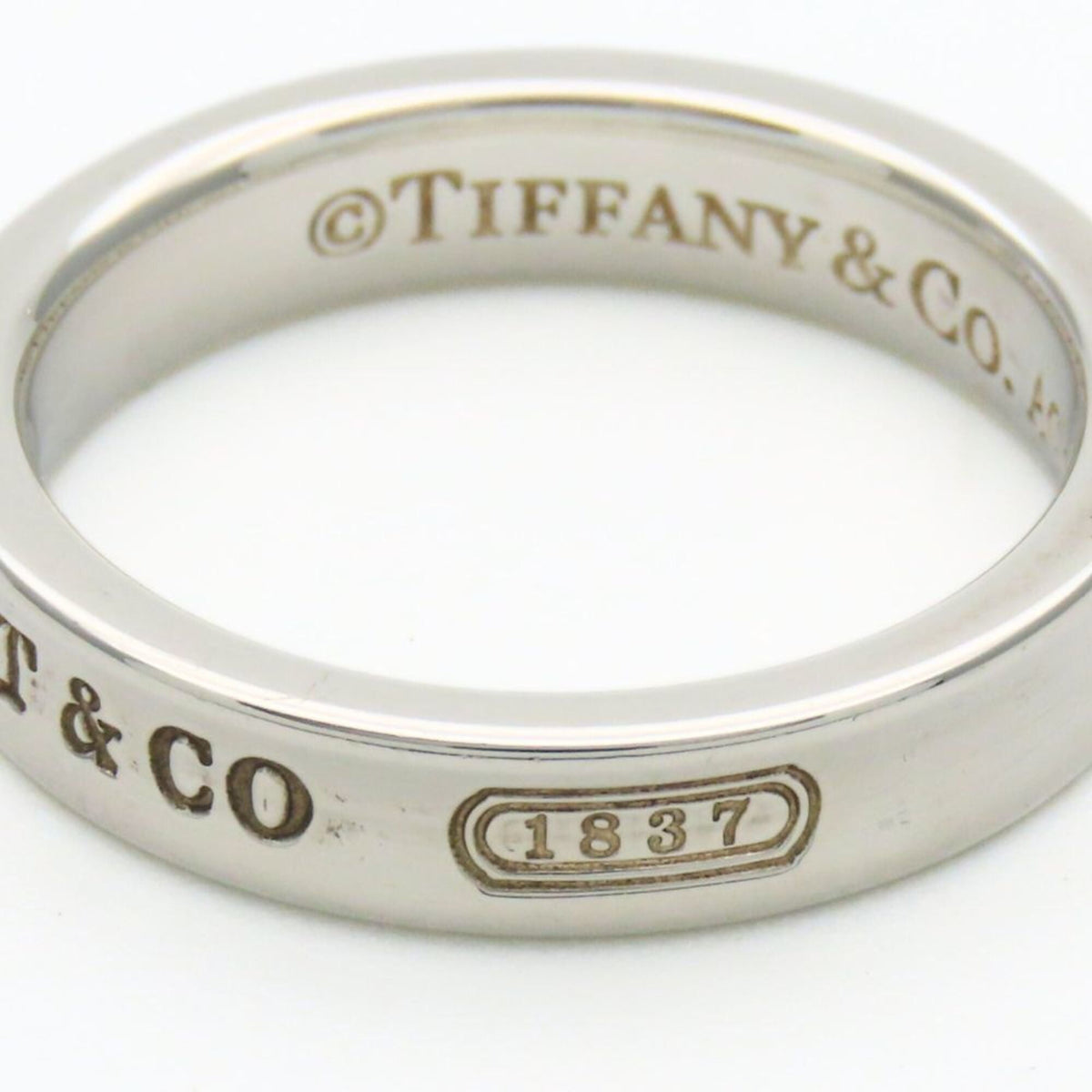 Tiffany Silver Silver 925 Band Ring (Pre-Owned)