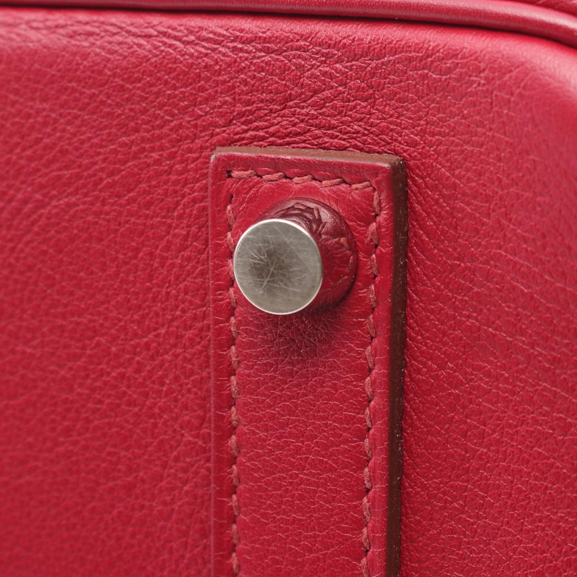 Hermes Pink Leather Handbag (Pre-Owned)