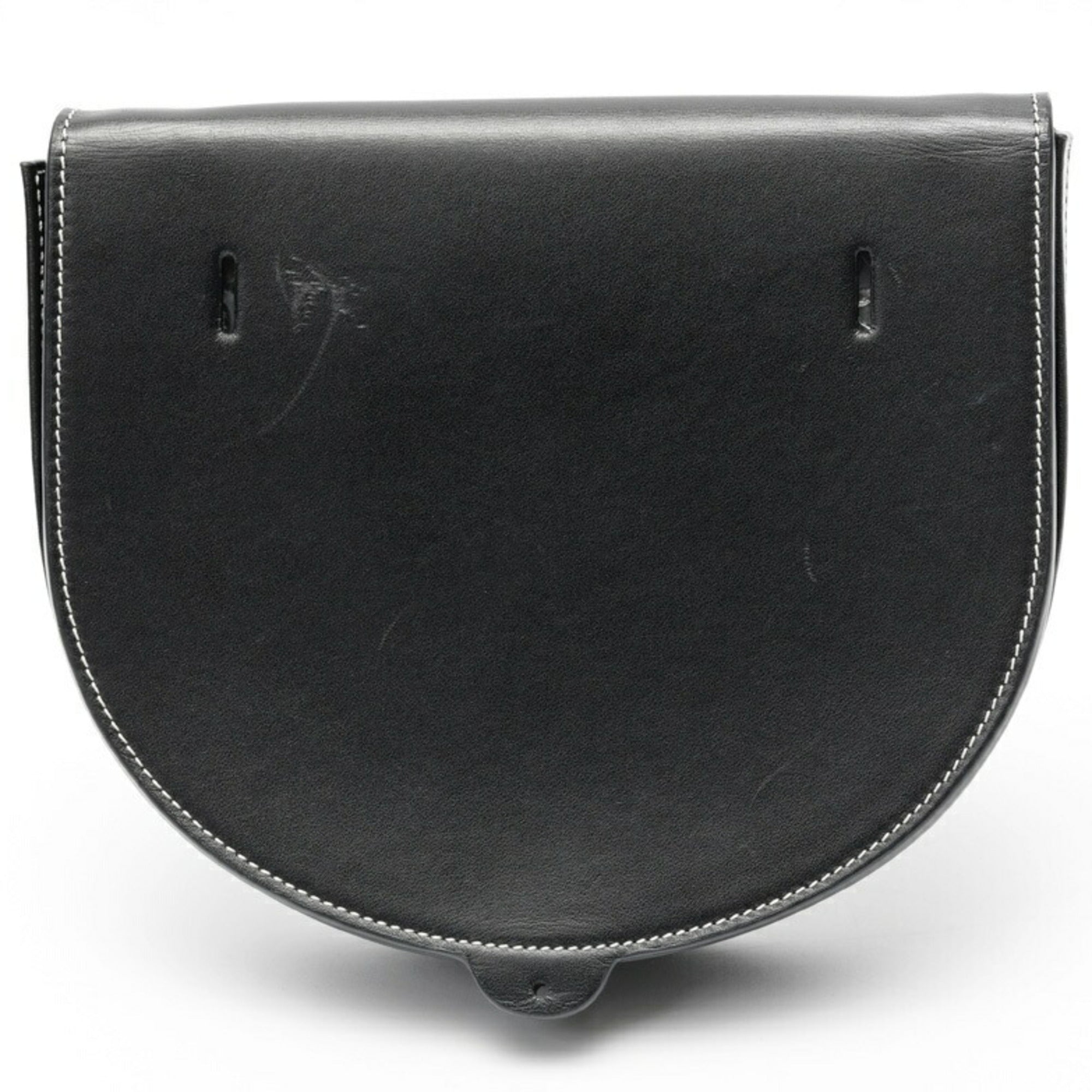 Loewe Black Leather Pouch Shoulder Bag (Pre-Owned)