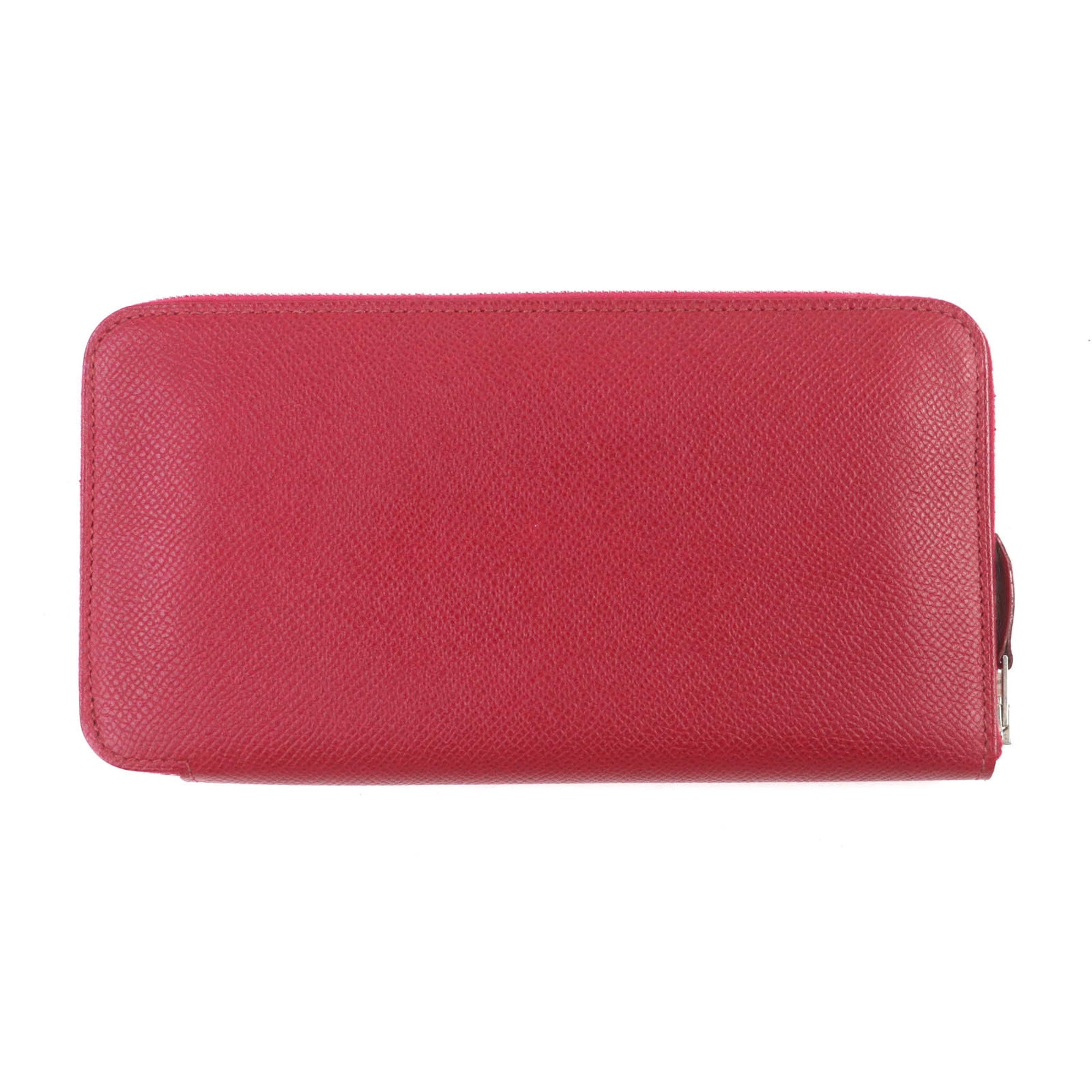 Hermes Ruby Epsom Leather Long Wallet (Bi-Fold) (Pre-Owned)