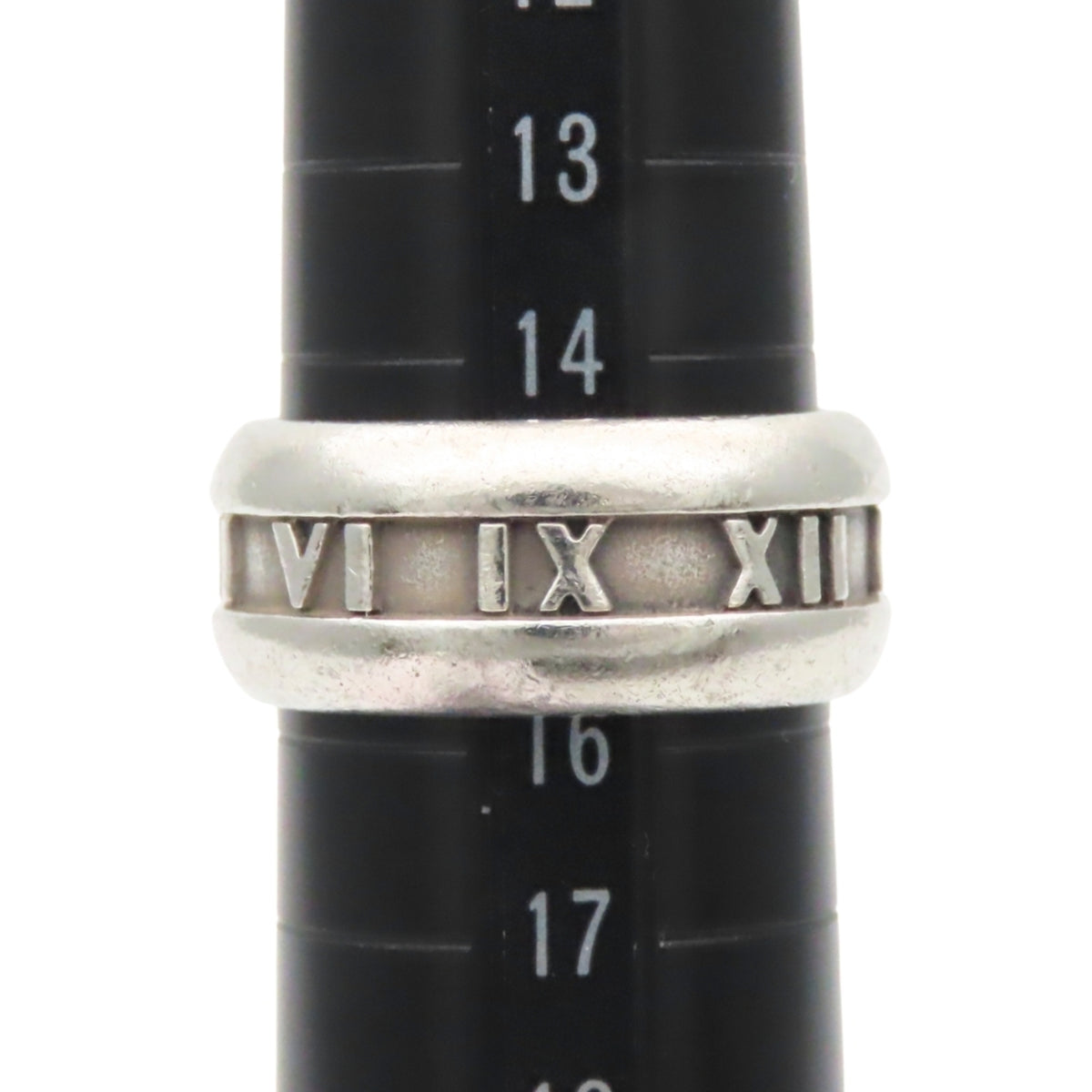 Tiffany Atlas Silver Silver 925 Band Ring (Pre-Owned)