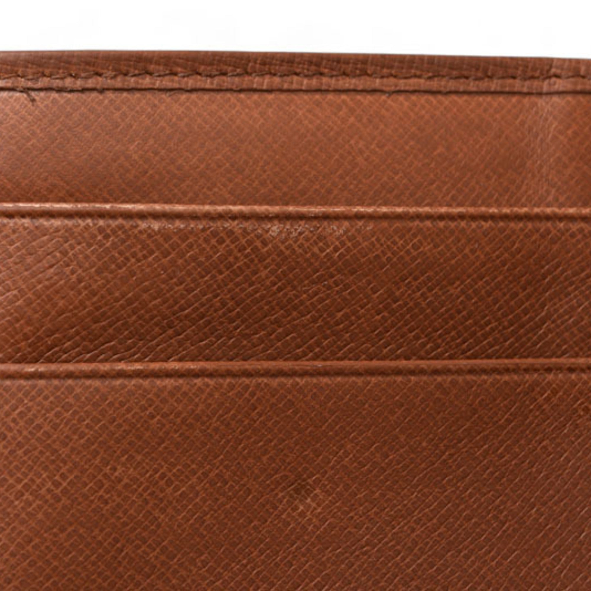Louis Vuitton Brown Coated Canvas Wallet (Bi-Fold) (Pre-Owned)