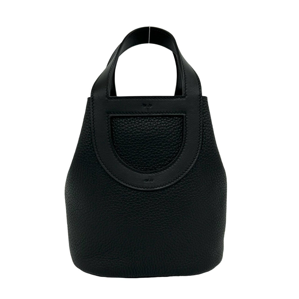 Hermes Black Taurillon Clemence Leather Swift Leather Handbag (Pre-Owned)