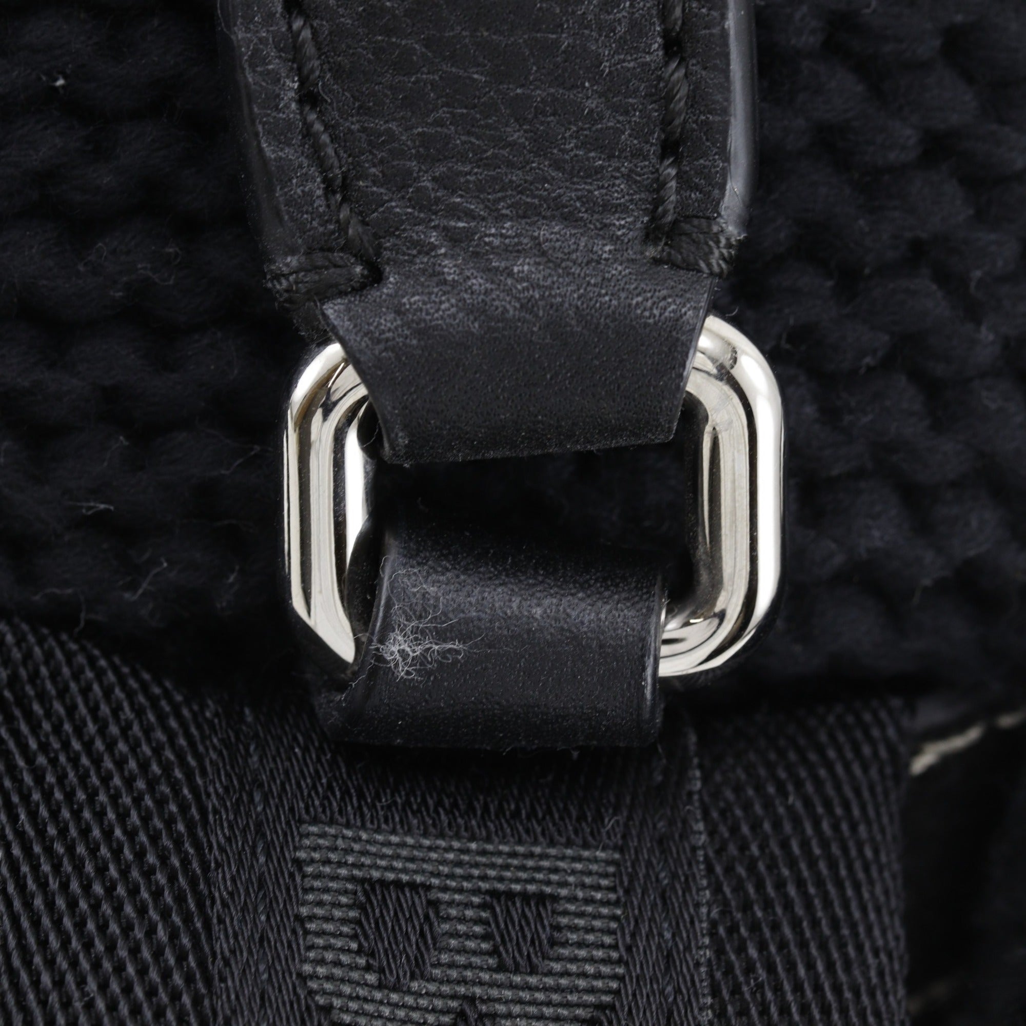 Burberry Black Cotton Backpack (Pre-Owned)