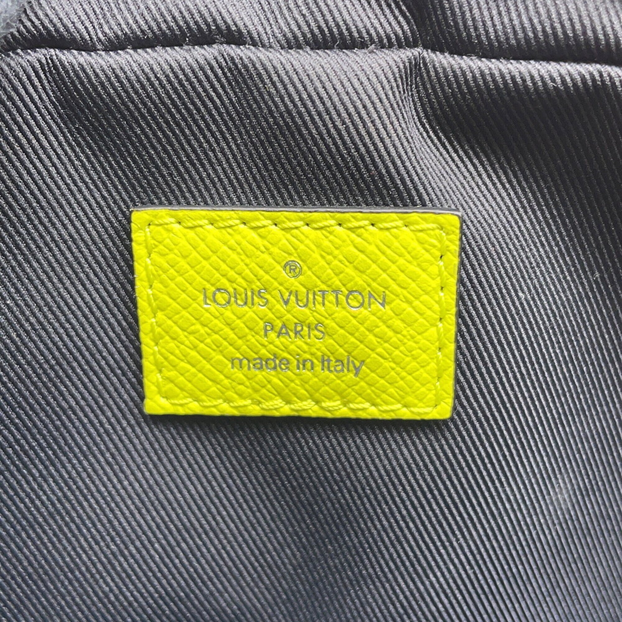 Louis Vuitton Jaune Taigarama Shoulder Bag Sling Bag (Pre-Owned)