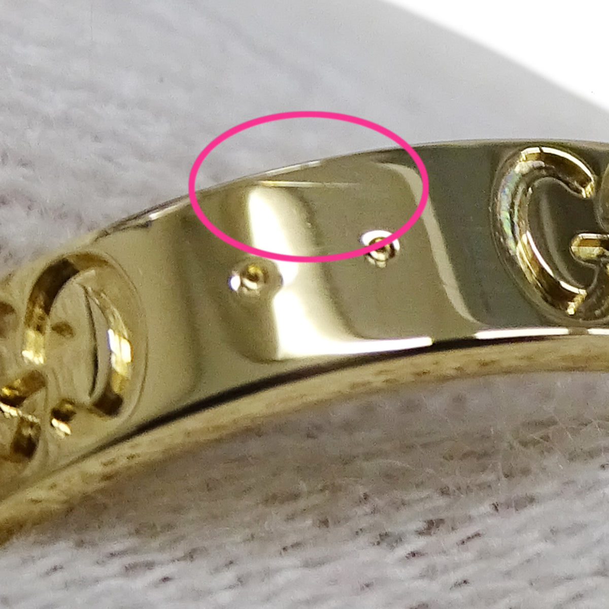 Gucci Yellow Gold Yellow Gold (18K) Band Ring (Pre-Owned)