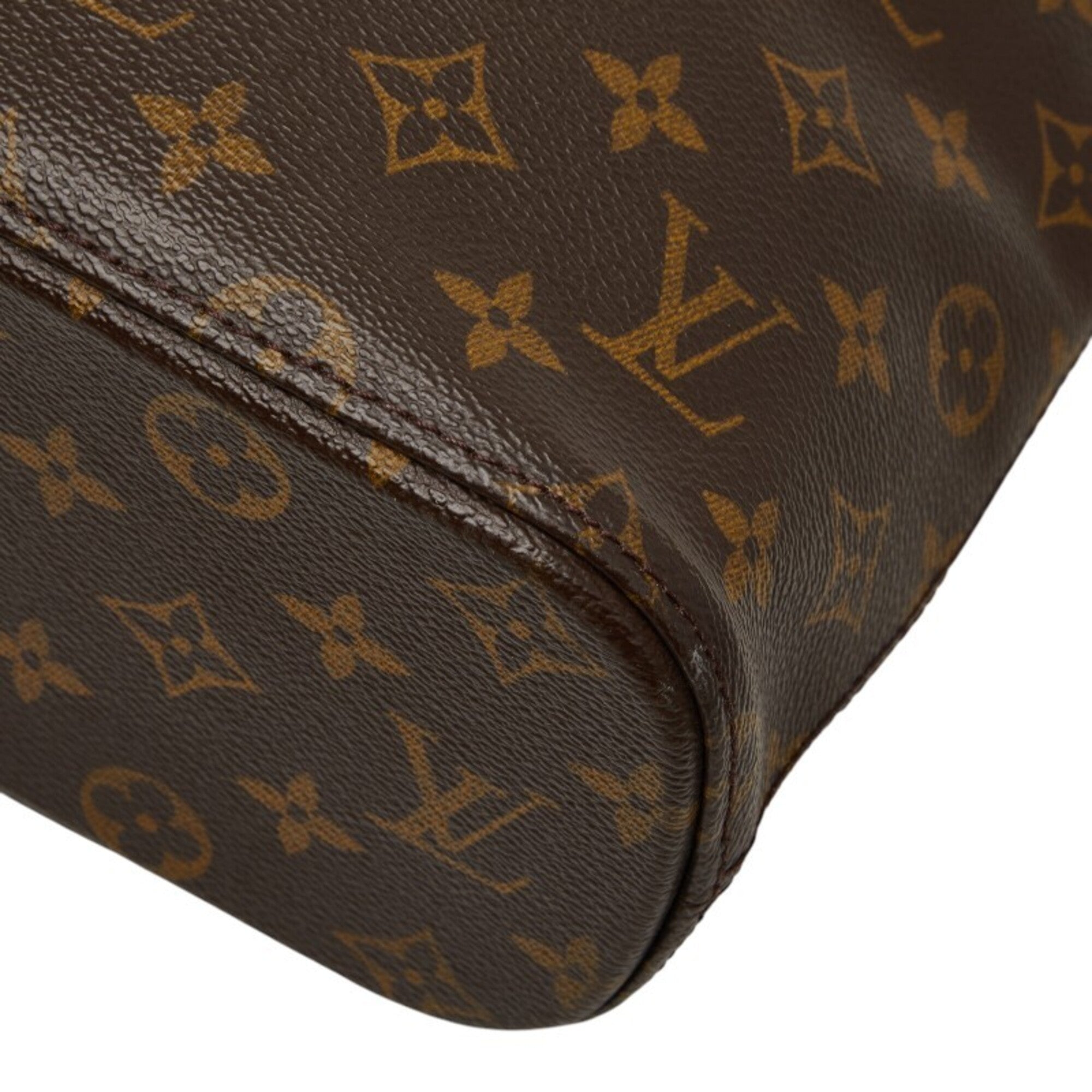 Louis Vuitton Monogram Brown Pvc Leather Shoulder Bag Tote Bag (Pre-Owned)