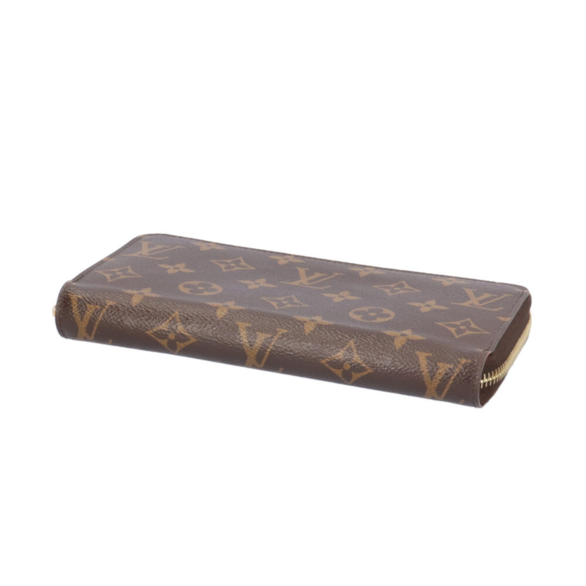 Louis Vuitton Monogram Brown Fuchsia Monogram Canvas Long Wallet (Bi-Fold) (Pre-Owned)
