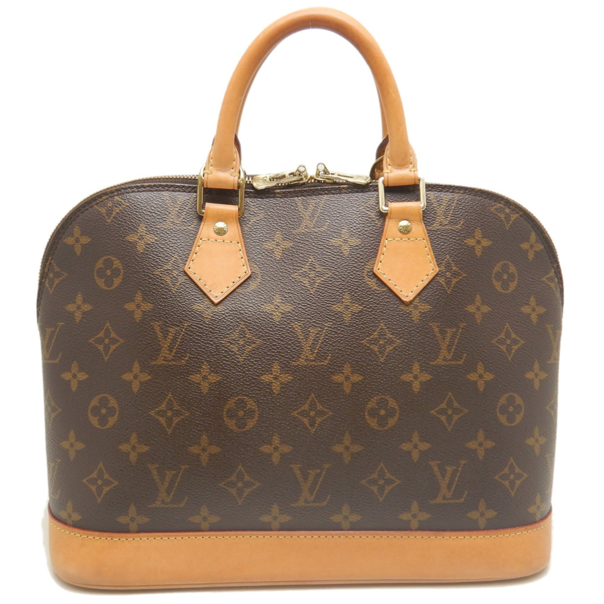 Louis Vuitton Brown Monogram Canvas Handbag (Pre-Owned)