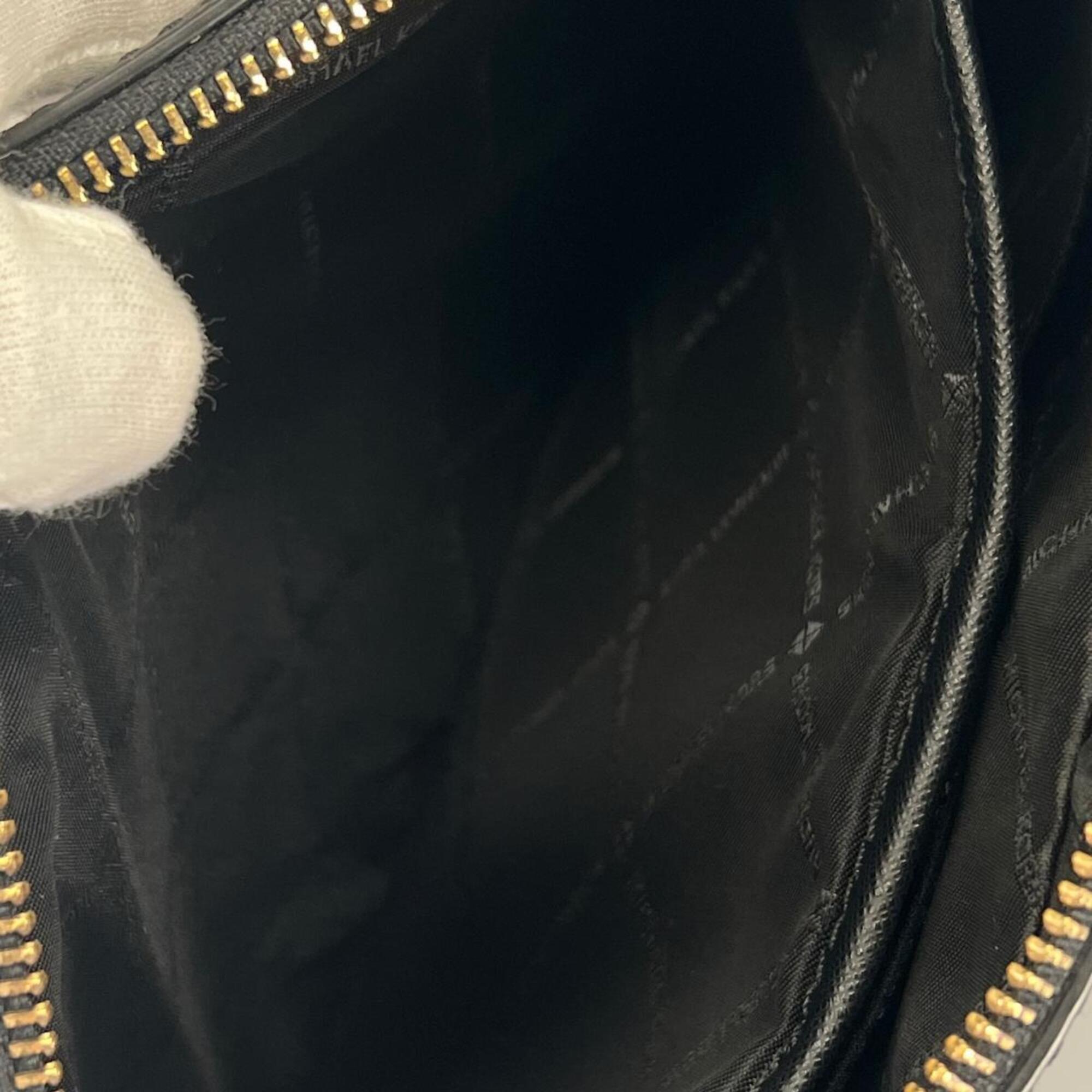 Michael Kors Black Leather Shoulder Bag (Pre-Owned)