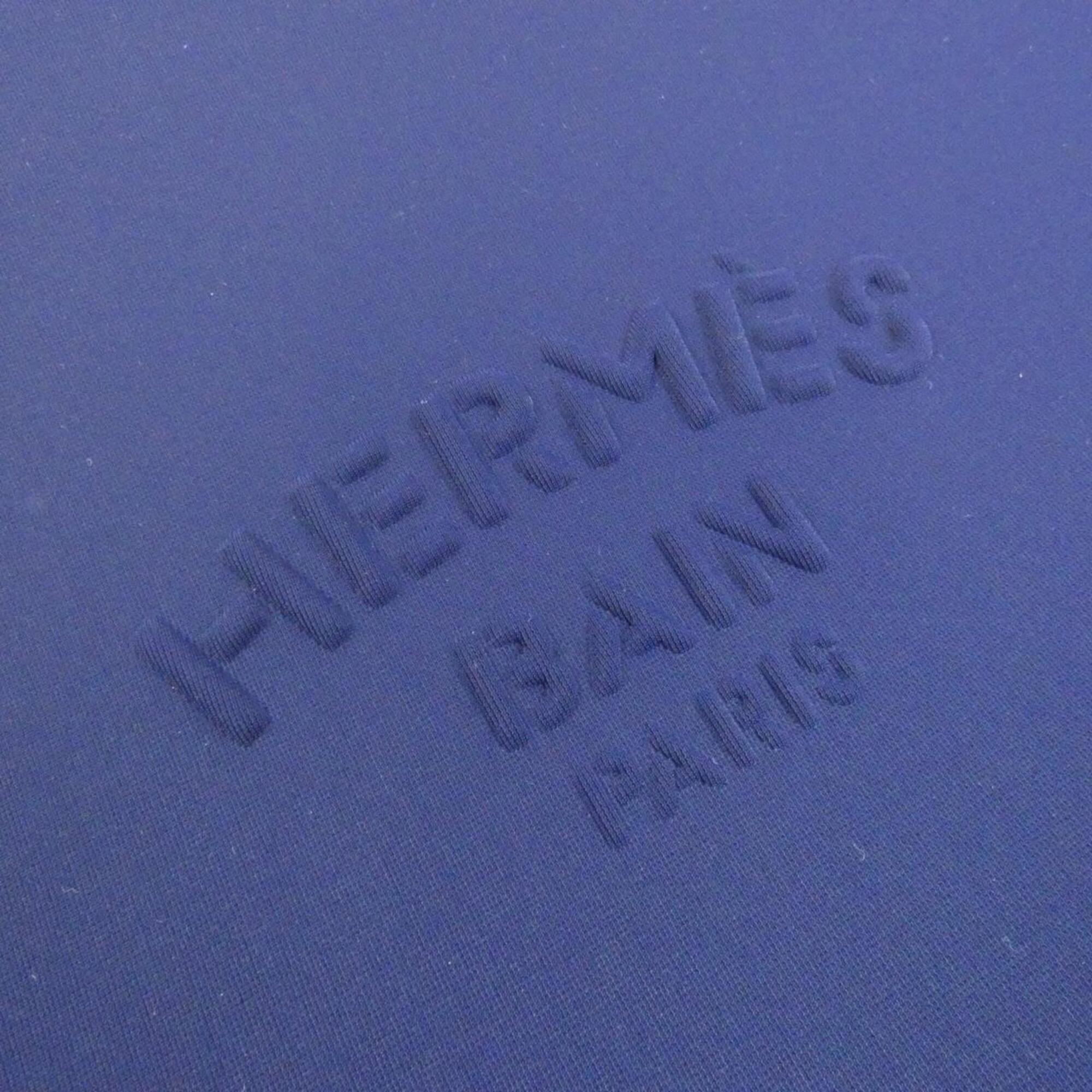 Hermes Black Blue Polyamide Handbag Pouch (Pre-Owned)