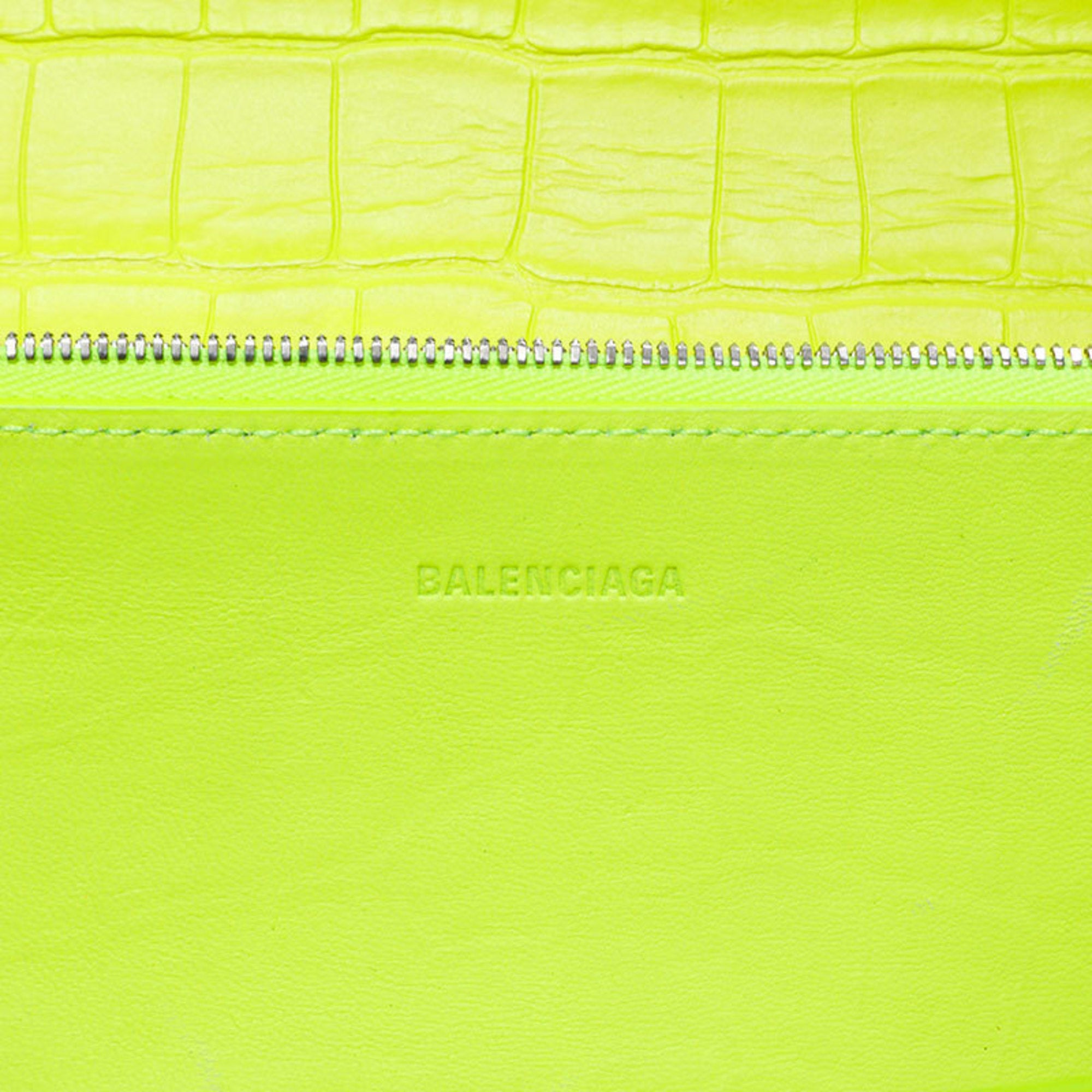 Balenciaga Yellow Leather Shoulder Bag (Pre-Owned)