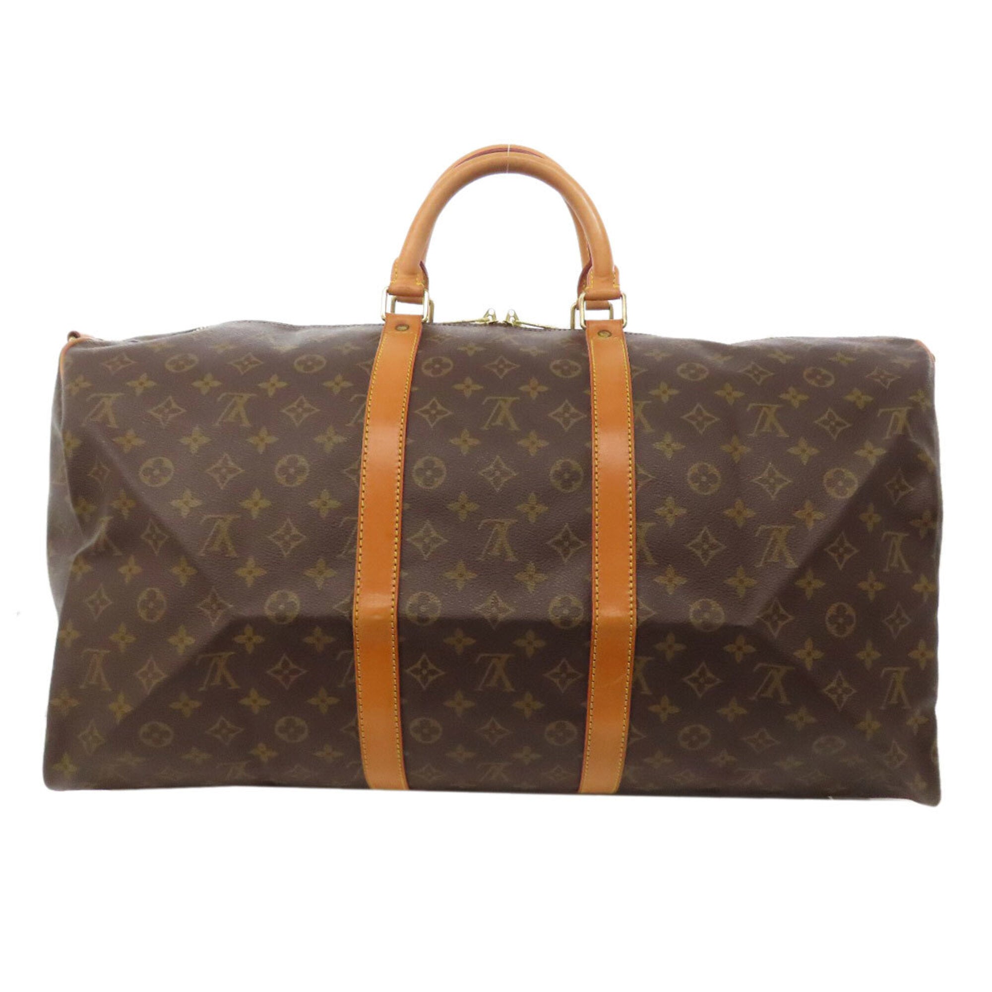 Louis Vuitton Brown Monogram Monogram Canvas Boston Bag (Pre-Owned)