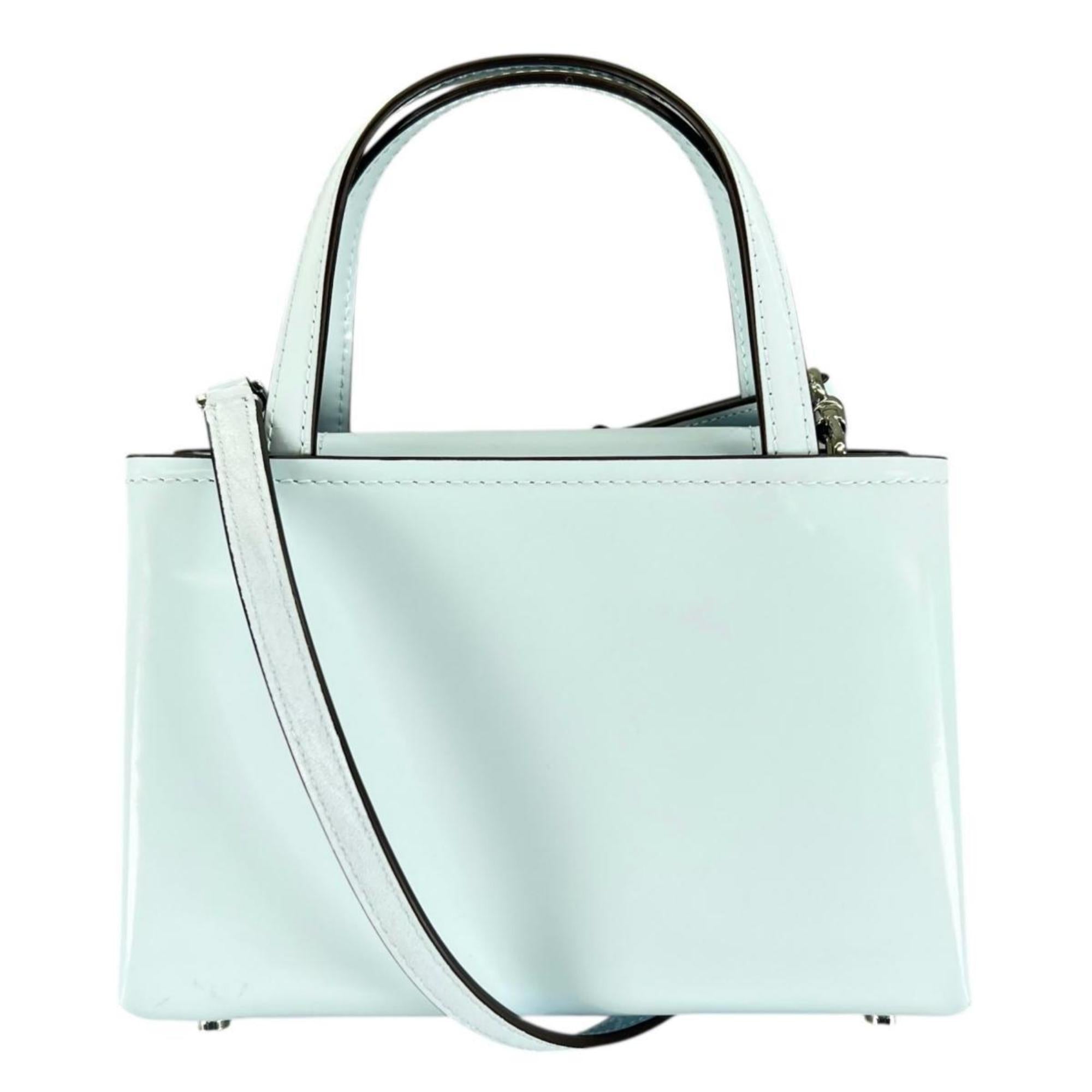 Kate Spade Blue Light Blue Leather Handbag Shoulder Bag (Pre-Owned)