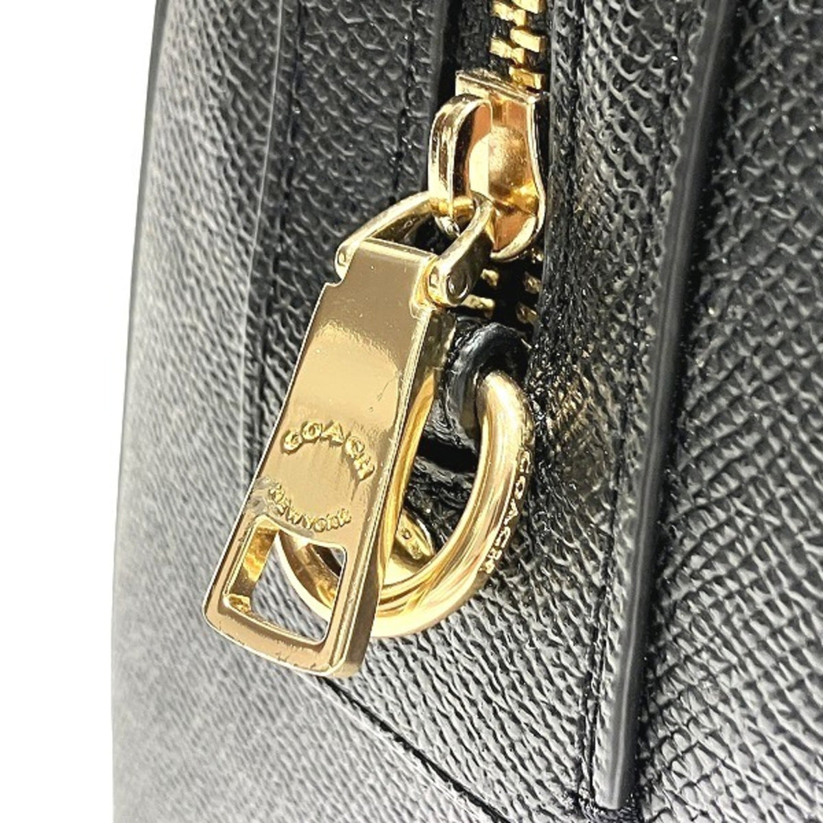 Coach Black Leather Handbag Shoulder Bag (Pre-Owned)