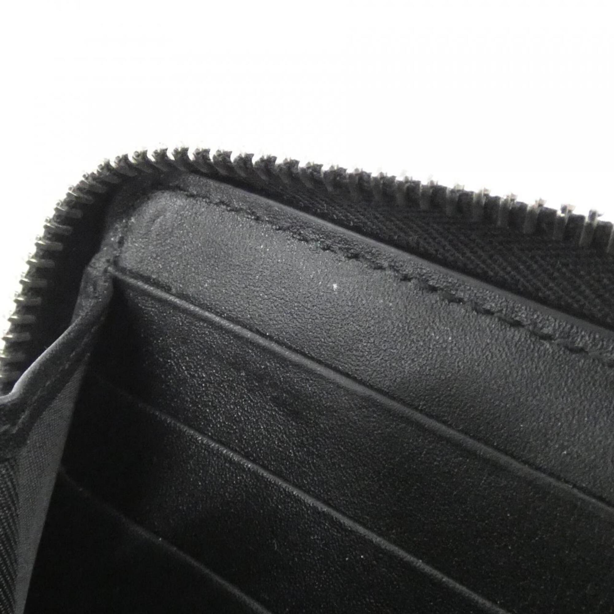 Gucci Black Leather Long Wallet (Bi-Fold) (Pre-Owned)