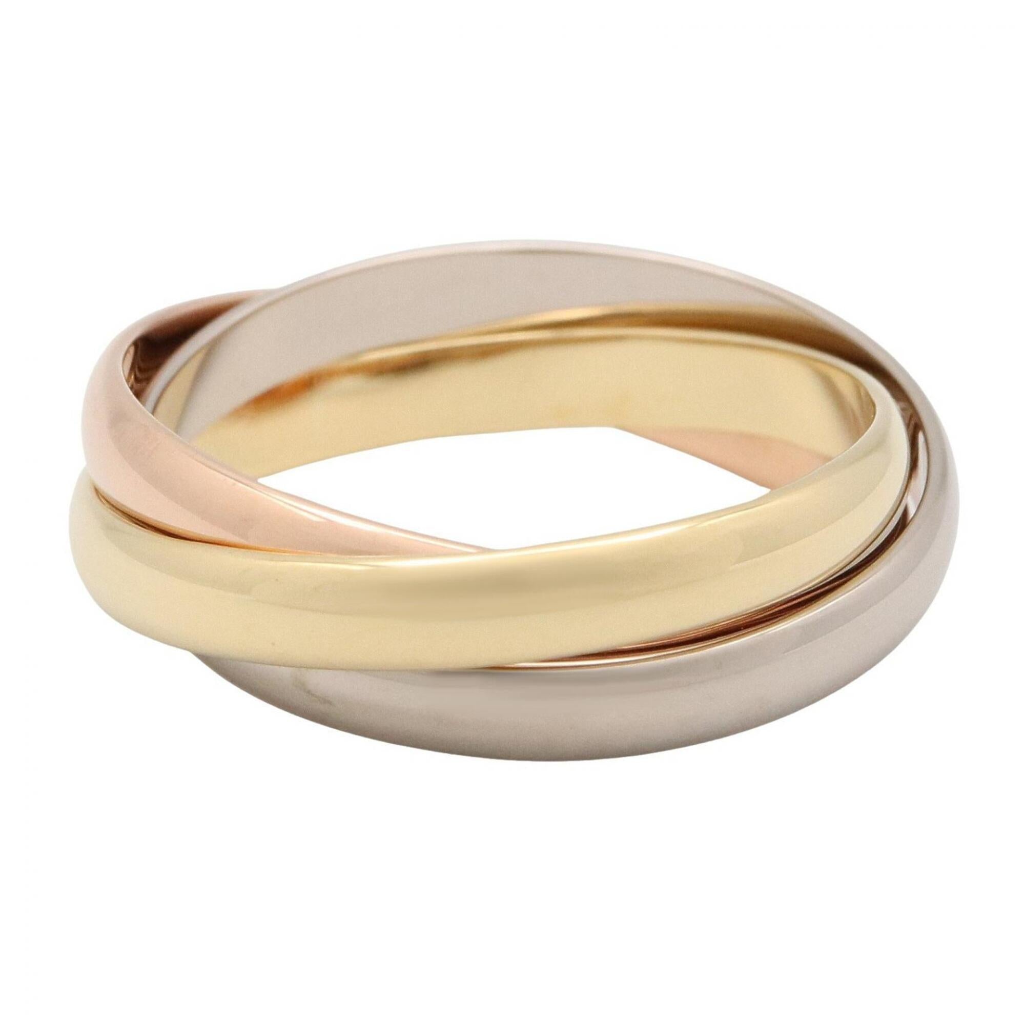 Cartier Gold Silver Yellow Gold (18K) Pink Gold (18K) White Gold (18K) Band Ring (Pre-Owned)