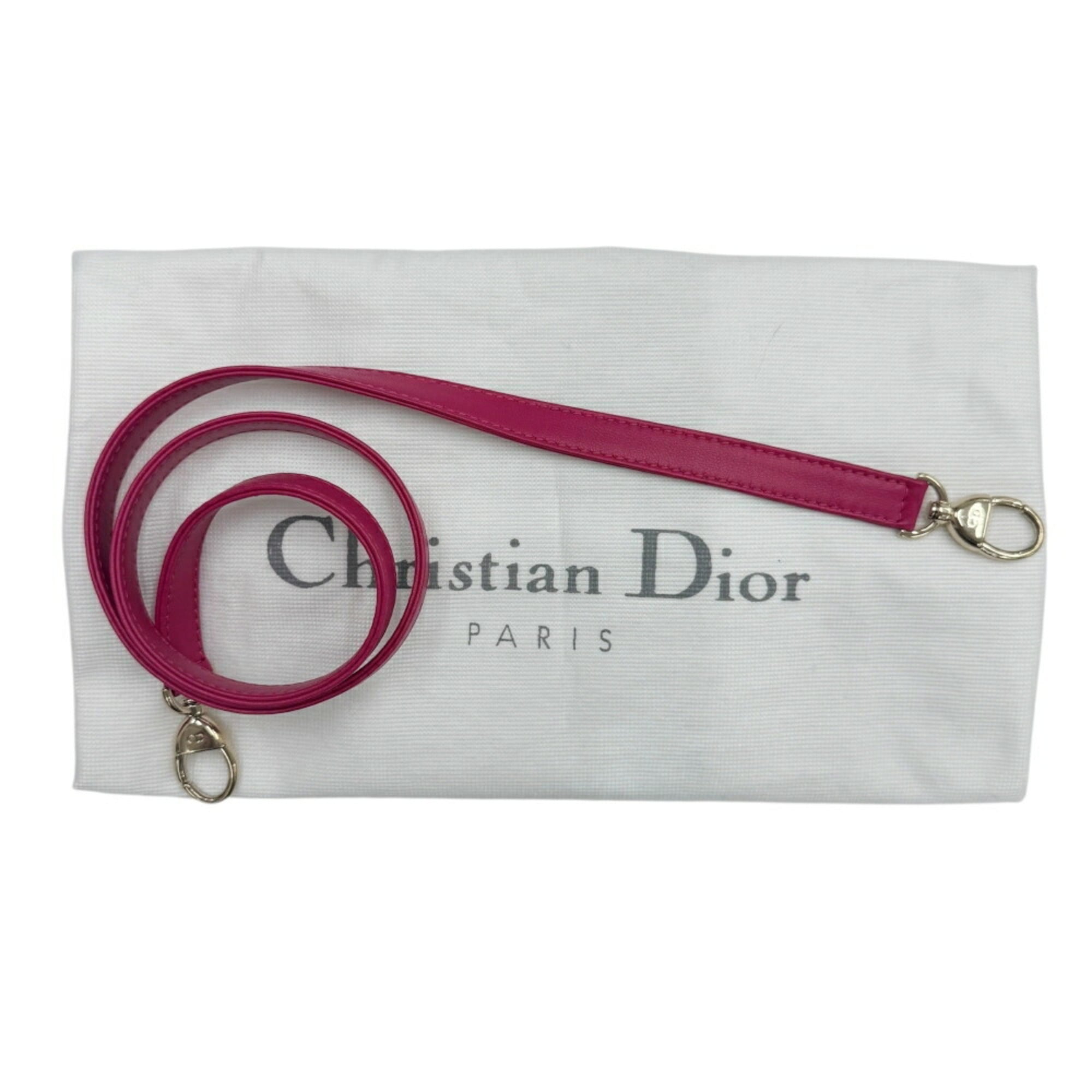 Christian Dior Pink Leather Handbag (Pre-Owned)