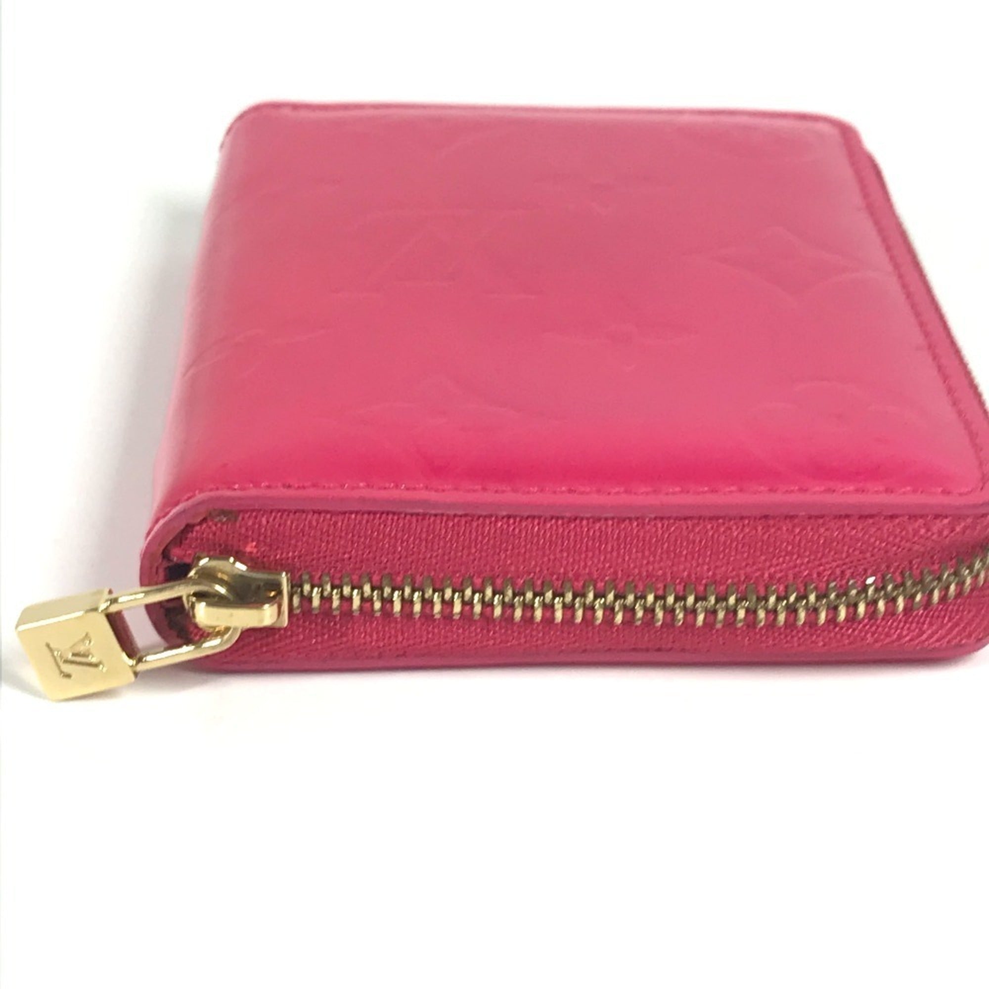 Louis Vuitton Monogram Vernis Fuchsia Pink Pink Monogram Vernis Wallet (Bi-Fold) (Pre-Owned)