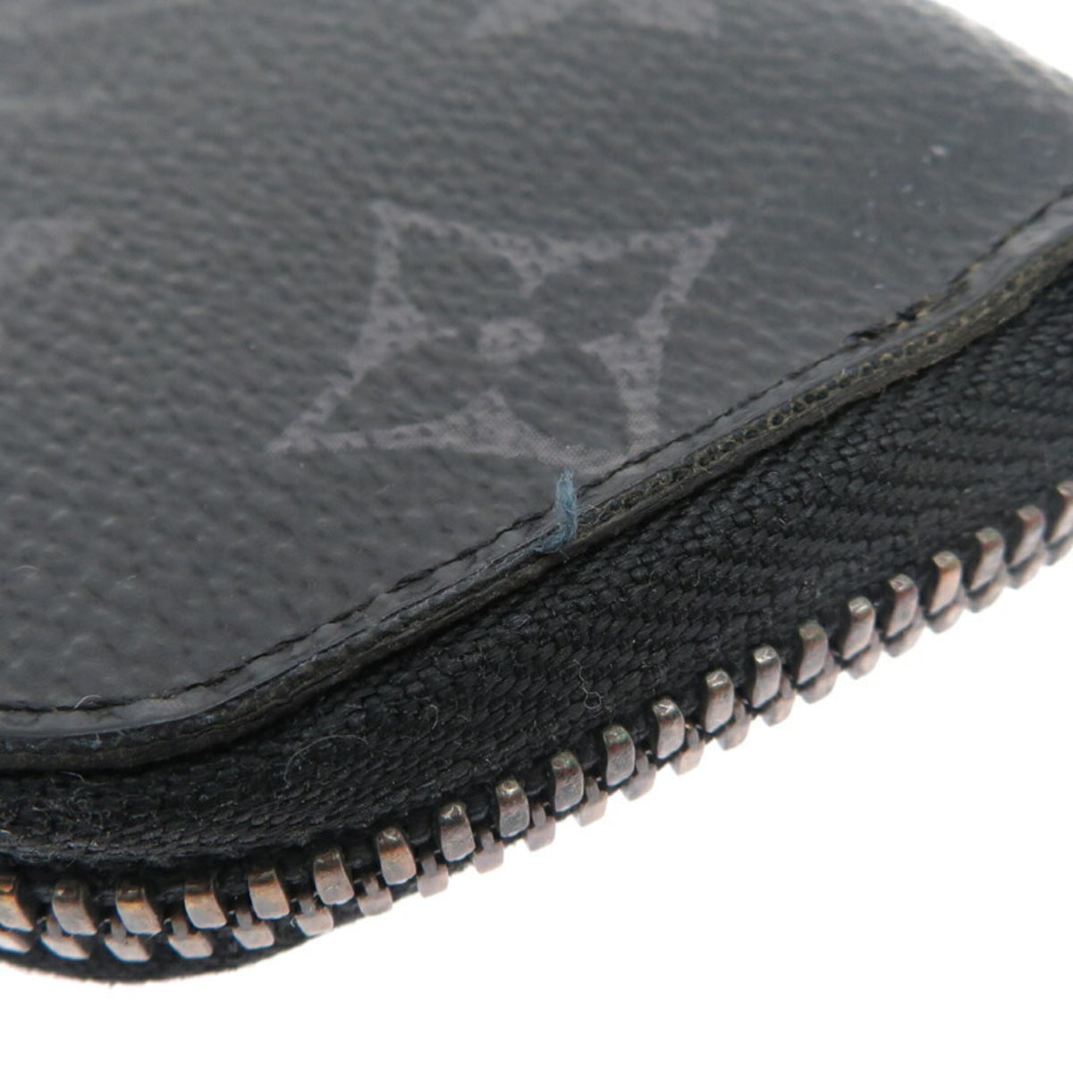 Louis Vuitton Black Monogram Eclipse Monogram Eclipse Coin Purse/Coin Case (Pre-Owned)
