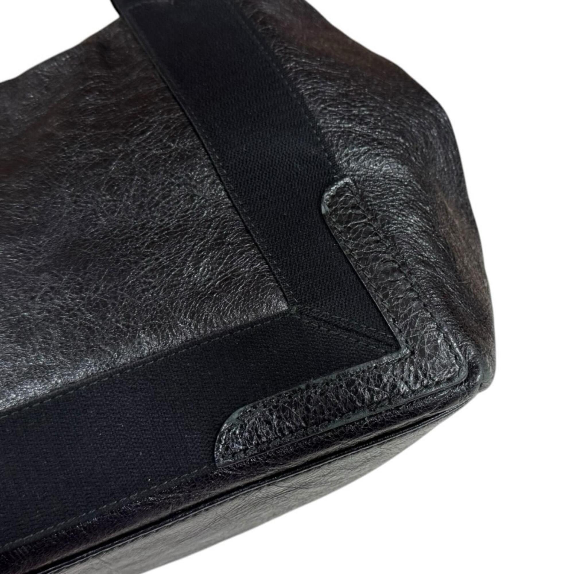 Balenciaga Black Leather Tote Bag (Pre-Owned)