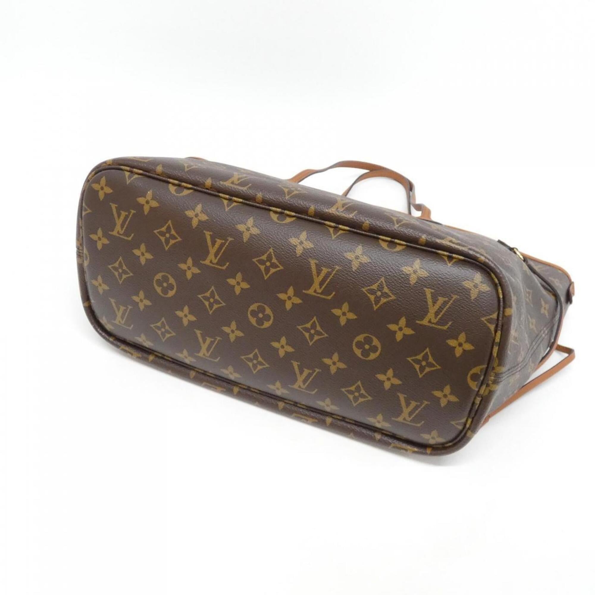 Louis Vuitton Brown Marron Monogram Monogram Coated Canvas Leather Handbag (Pre-Owned)