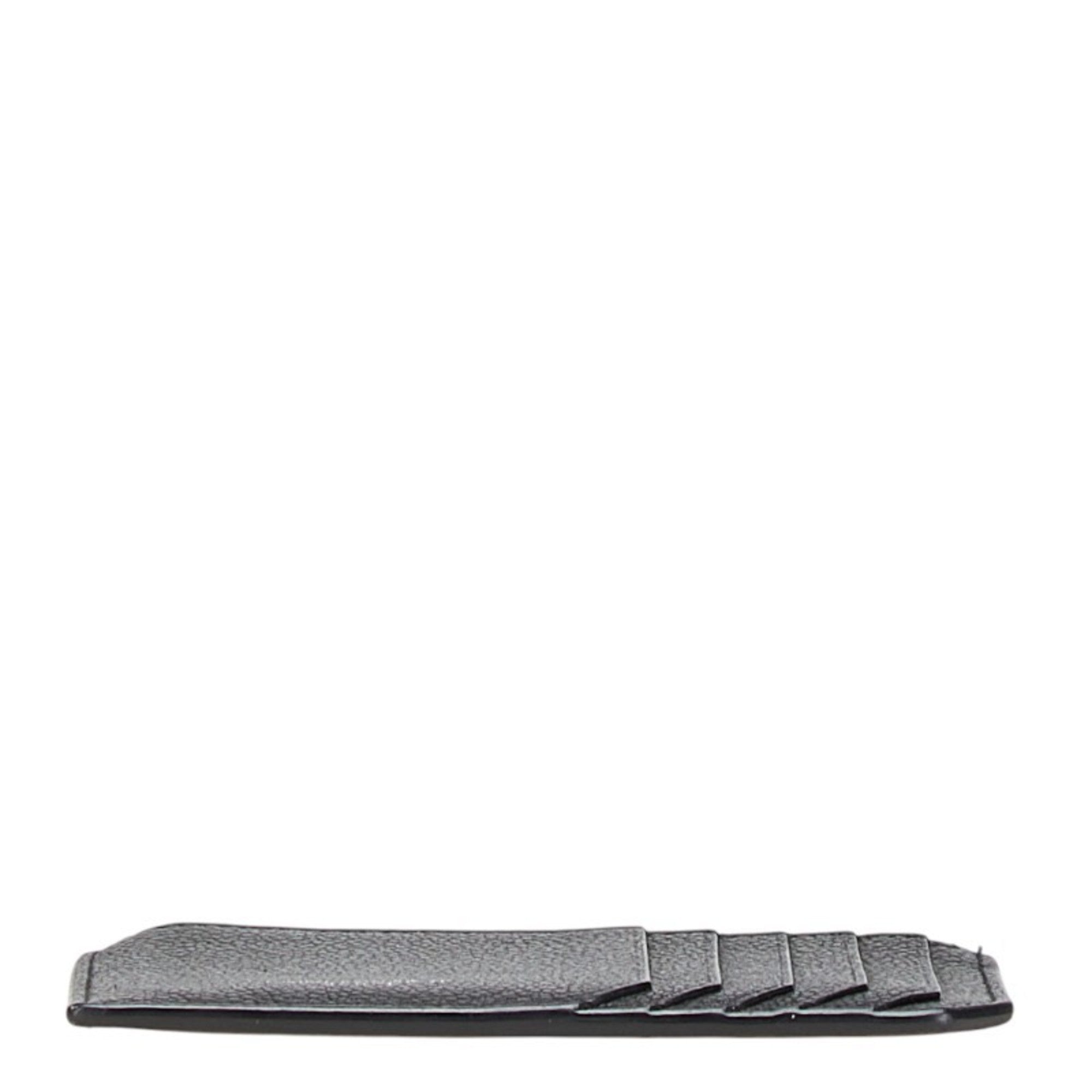 Saint Laurent Black Leather Coin Purse/Coin Case (Pre-Owned)