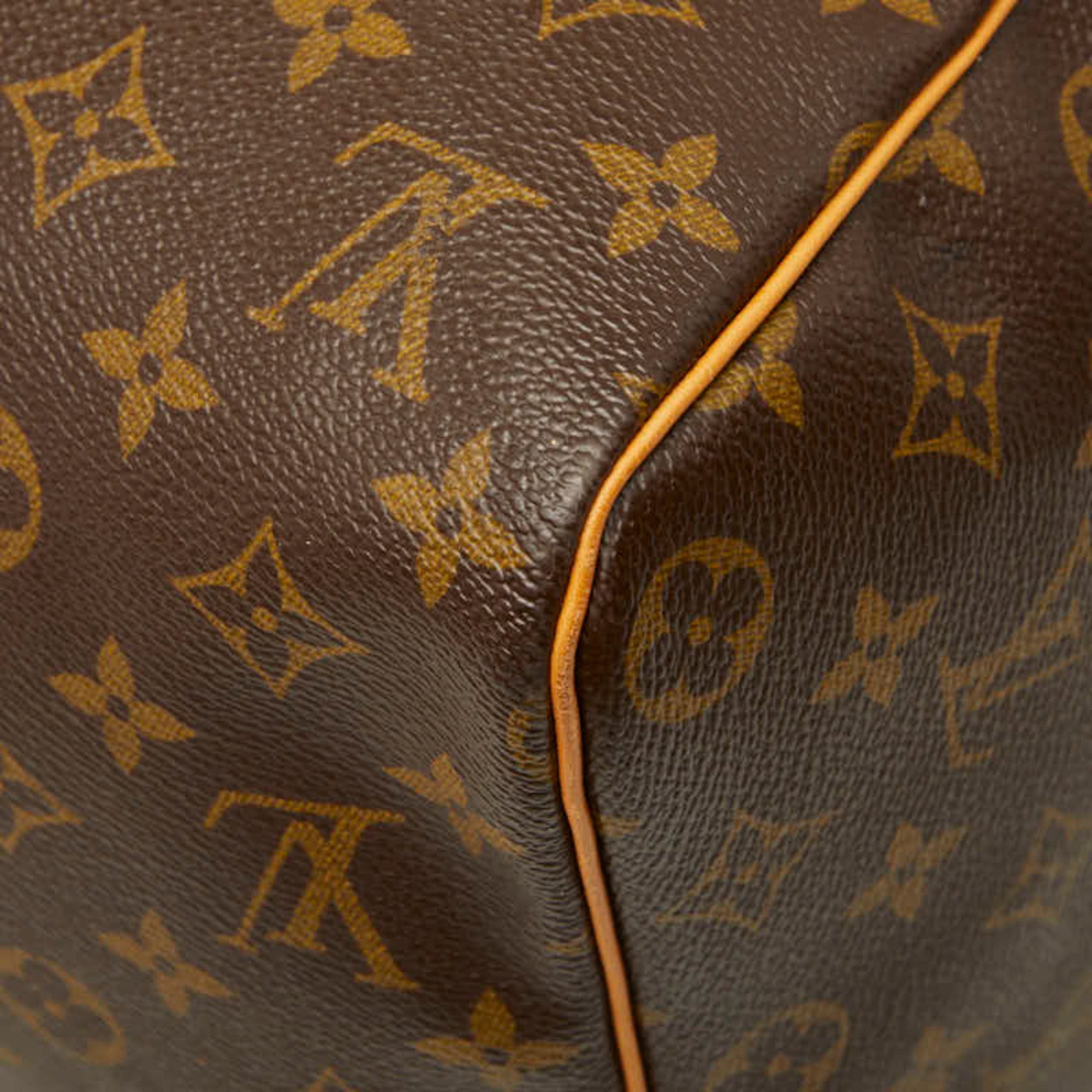 Louis Vuitton Brown Monogram Pvc Leather Boston Bag Handbag (Pre-Owned)